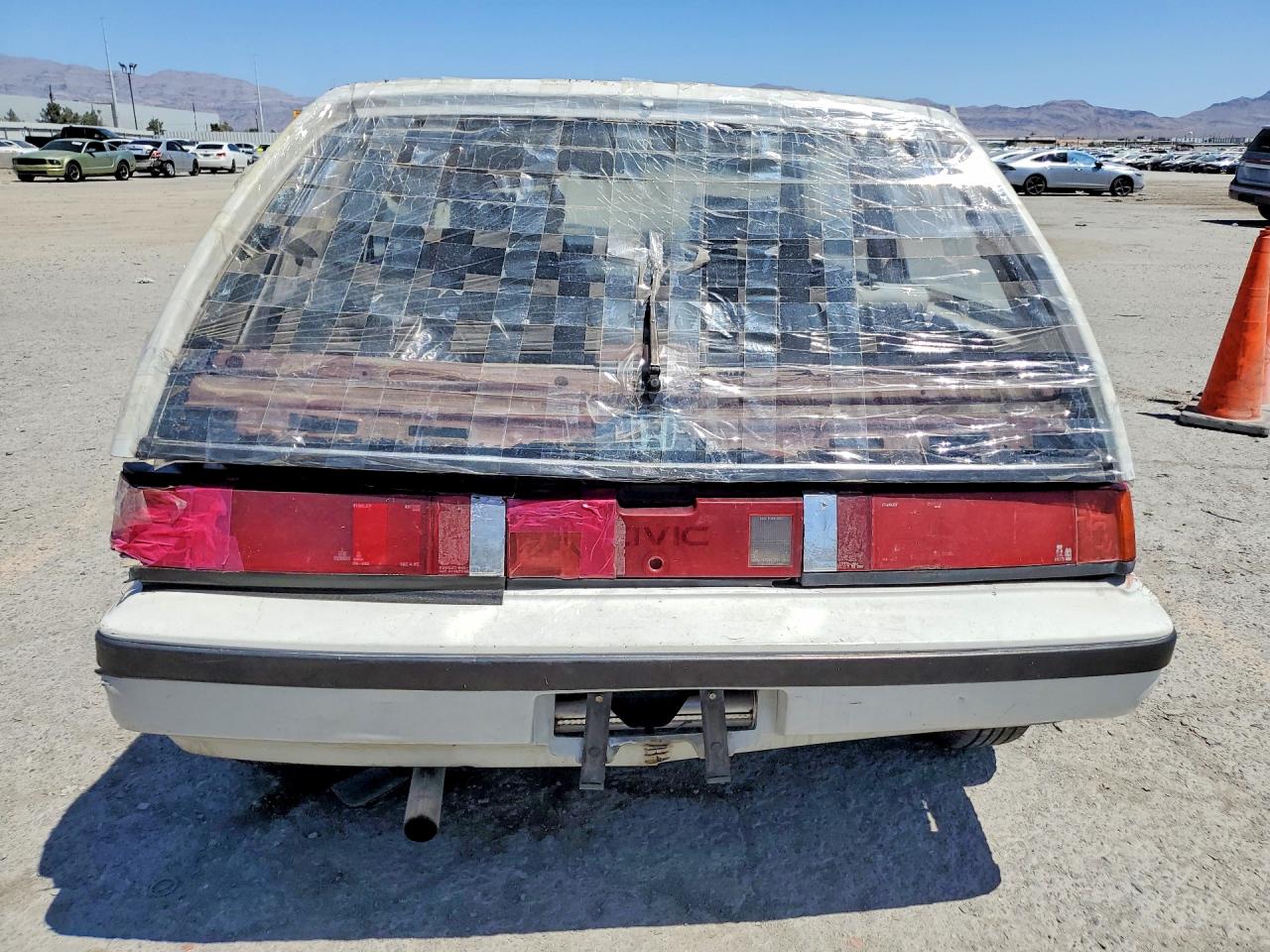 1986 Honda Civic 1.5 Si White vin: JHMAH5336GS023389