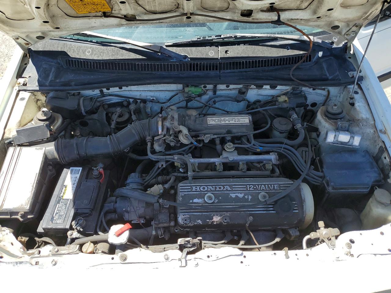 1986 Honda Civic 1.5 Si White vin: JHMAH5336GS023389