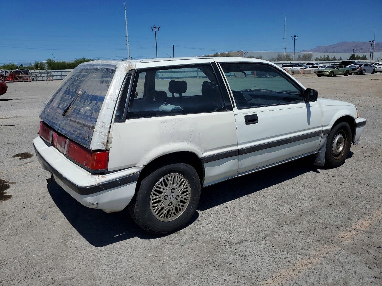 1986 Honda Civic 1.5 Si White vin: JHMAH5336GS023389