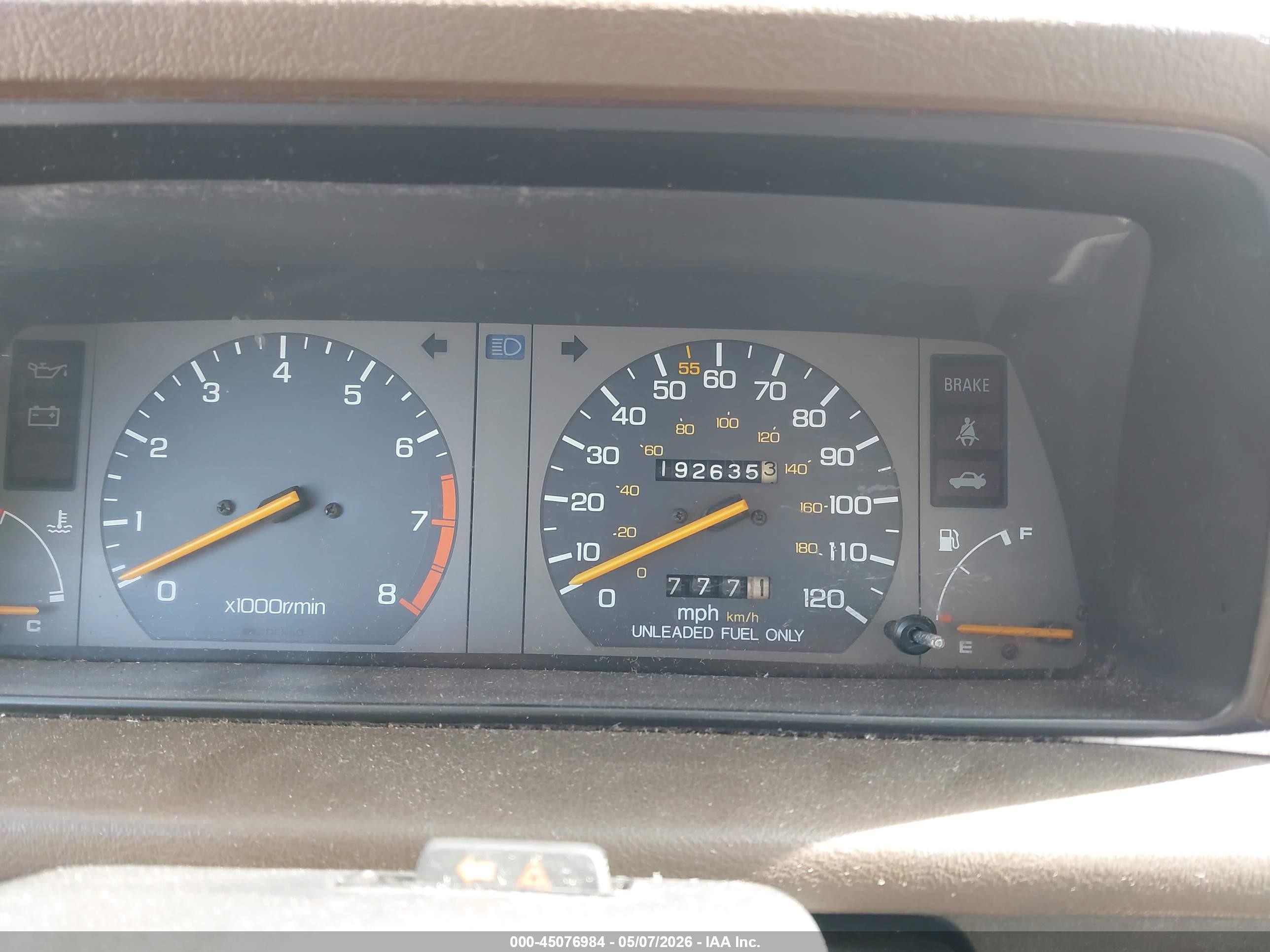 1986 Honda Civic 1500 Dx Beige vin: JHMAN5522GC001008