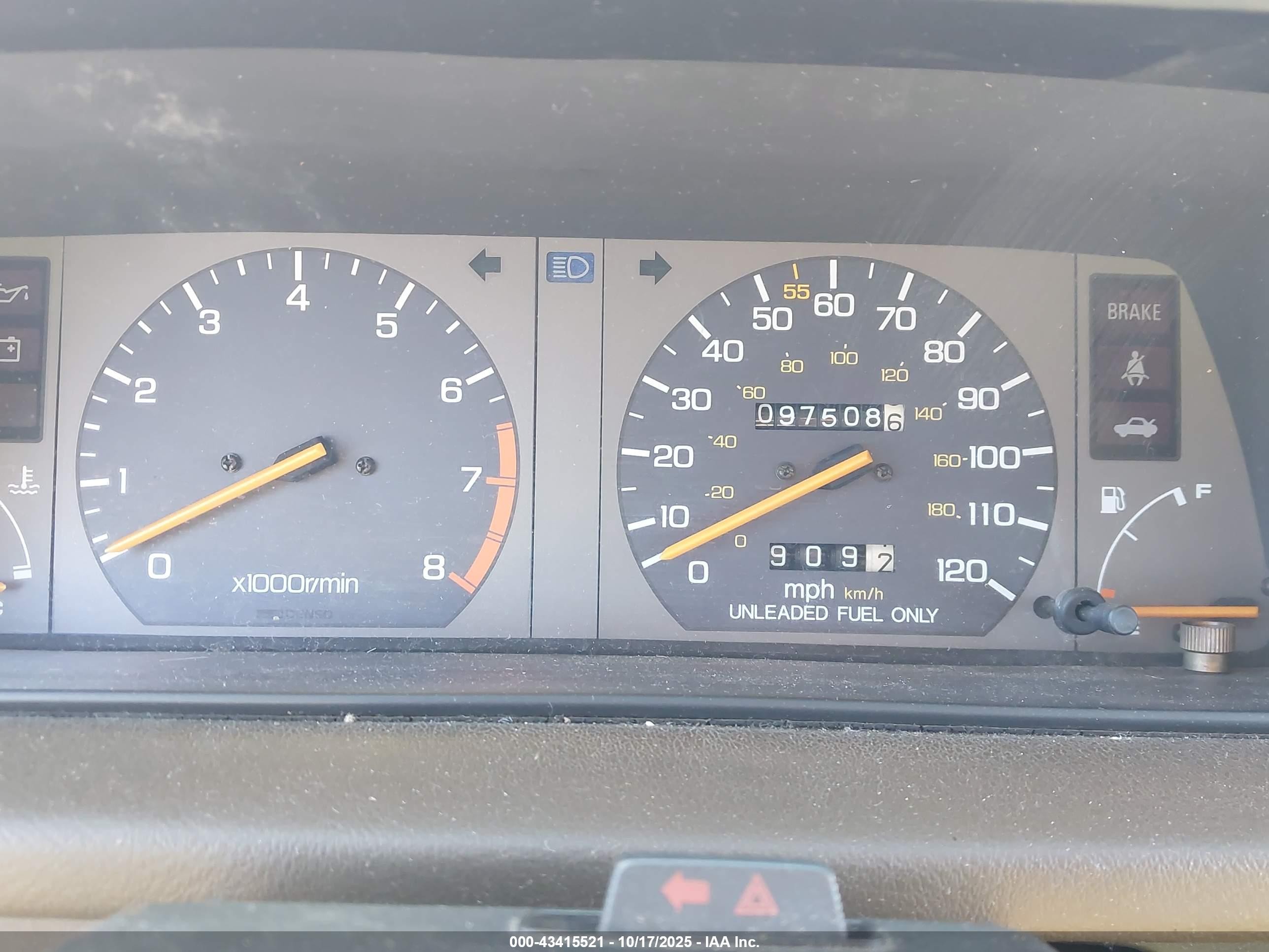 1986 Honda Civic 1500 Dx Gold vin: JHMAN752XGC007294