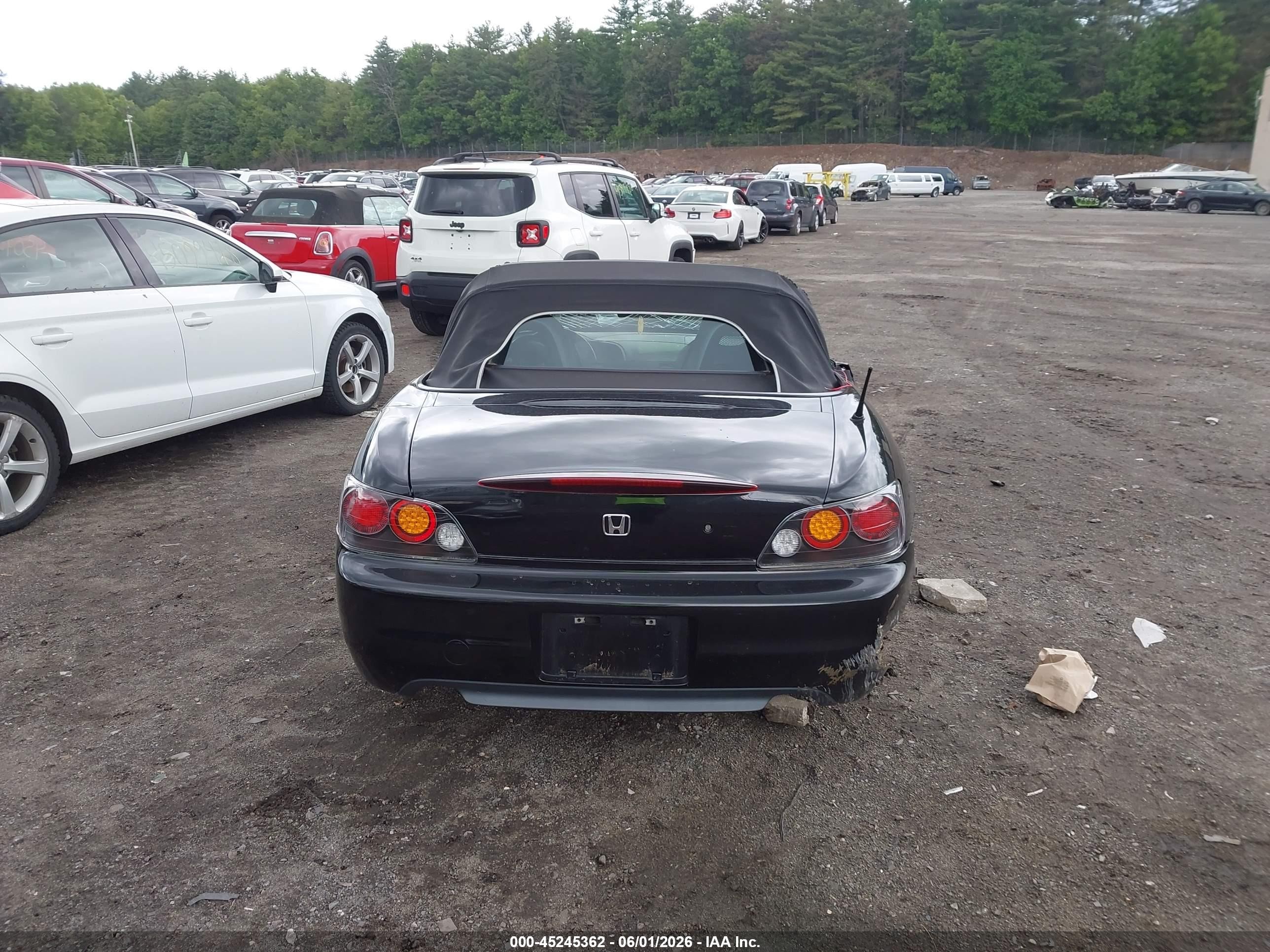 2001 Honda S2000   Black vin: JHMAP11411T006038