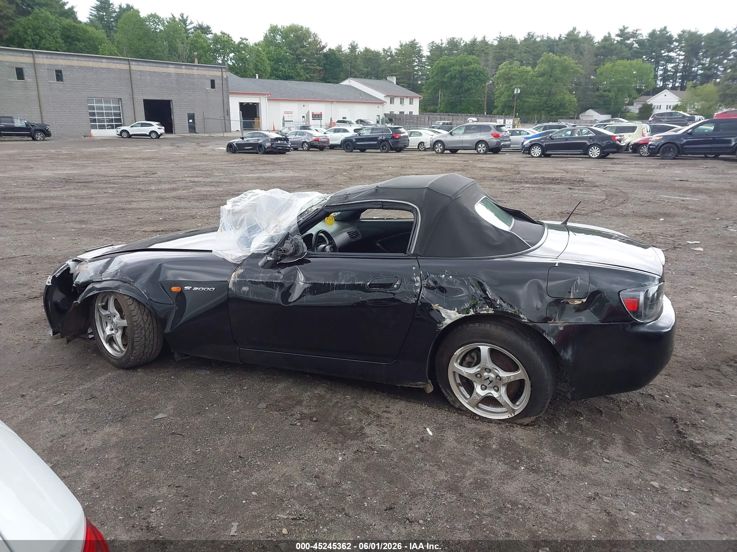 2001 Honda S2000   Black vin: JHMAP11411T006038