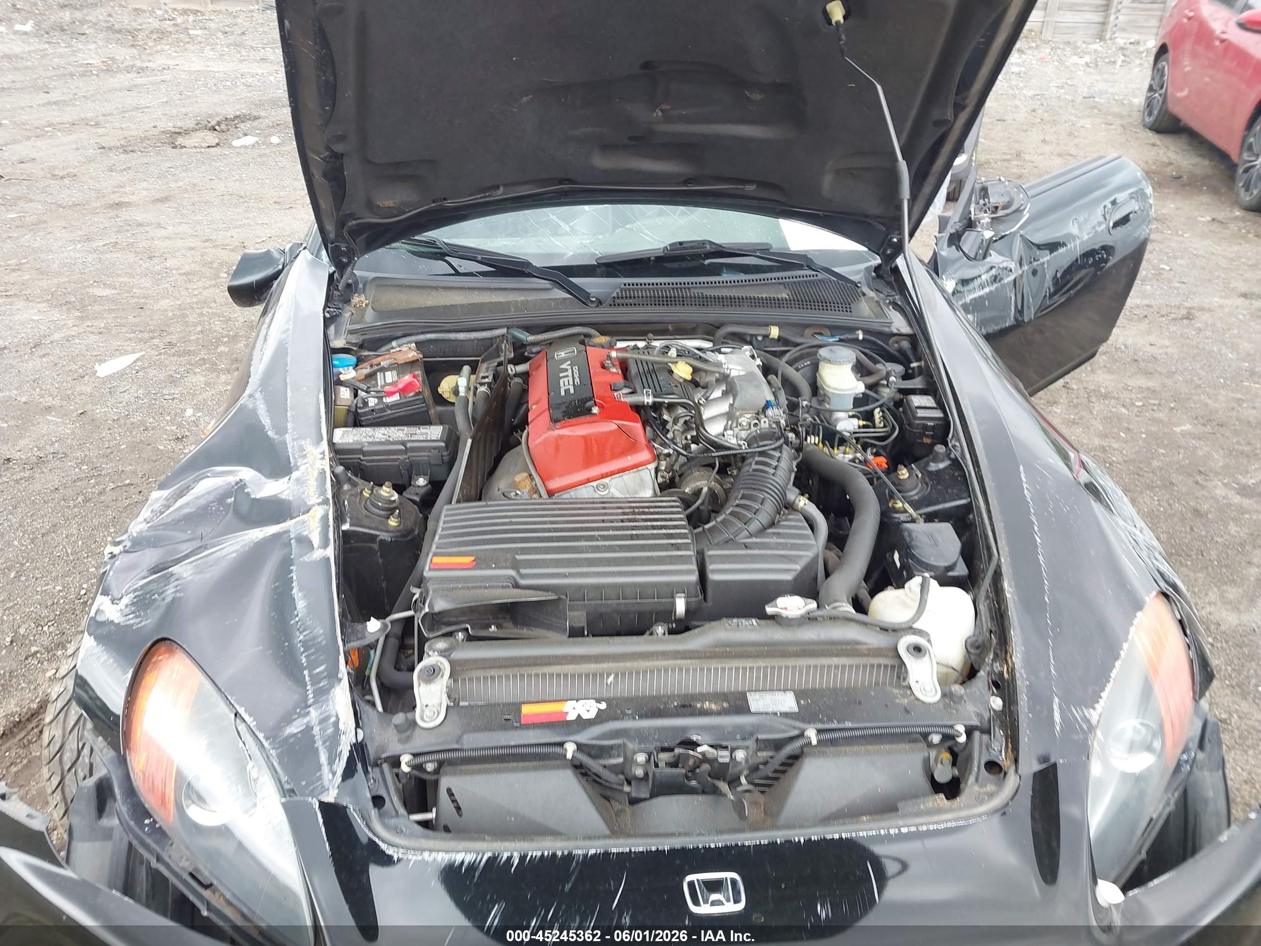 2001 Honda S2000   Black vin: JHMAP11411T006038