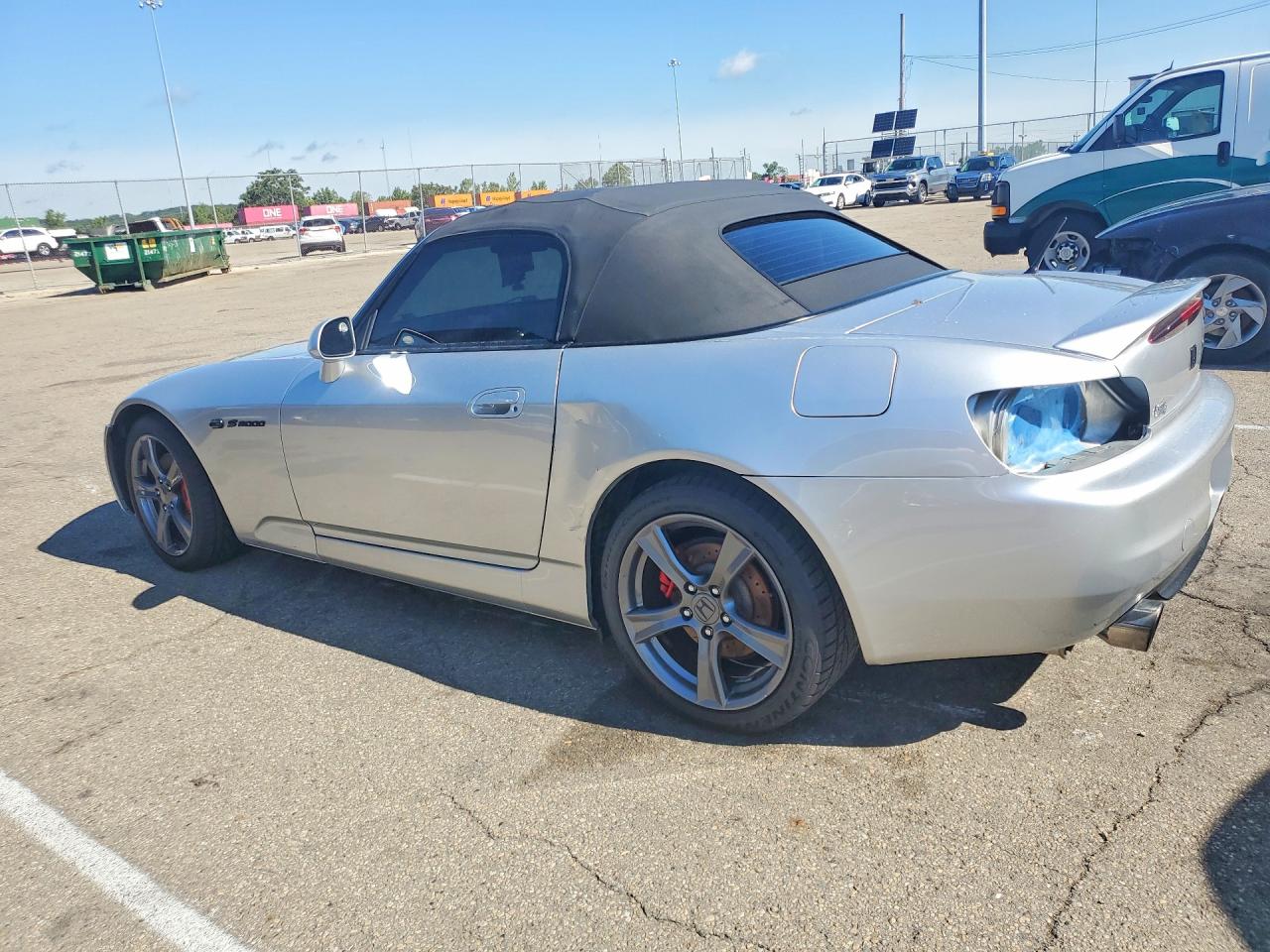 2002 Honda S2000 Silver vin: JHMAP11422T000511