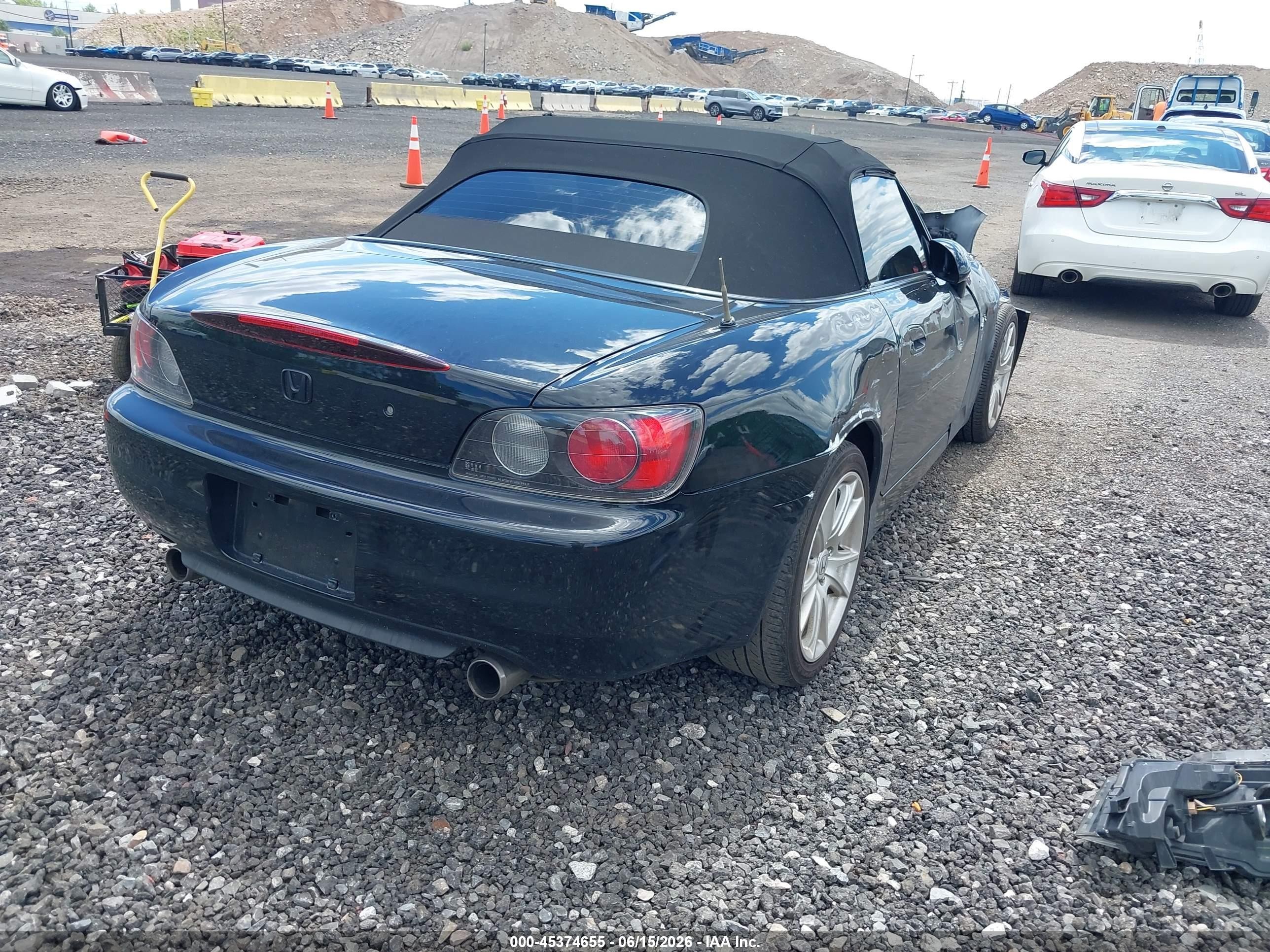 2003 Honda S2000   Black vin: JHMAP11433T002513