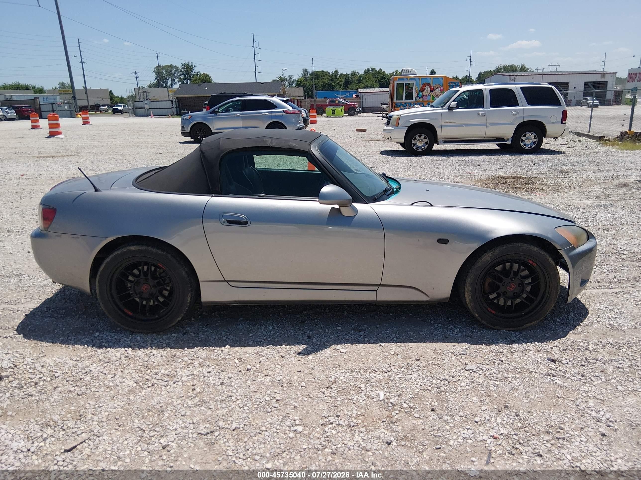 2001 Honda S2000   Silver vin: JHMAP11441T005756
