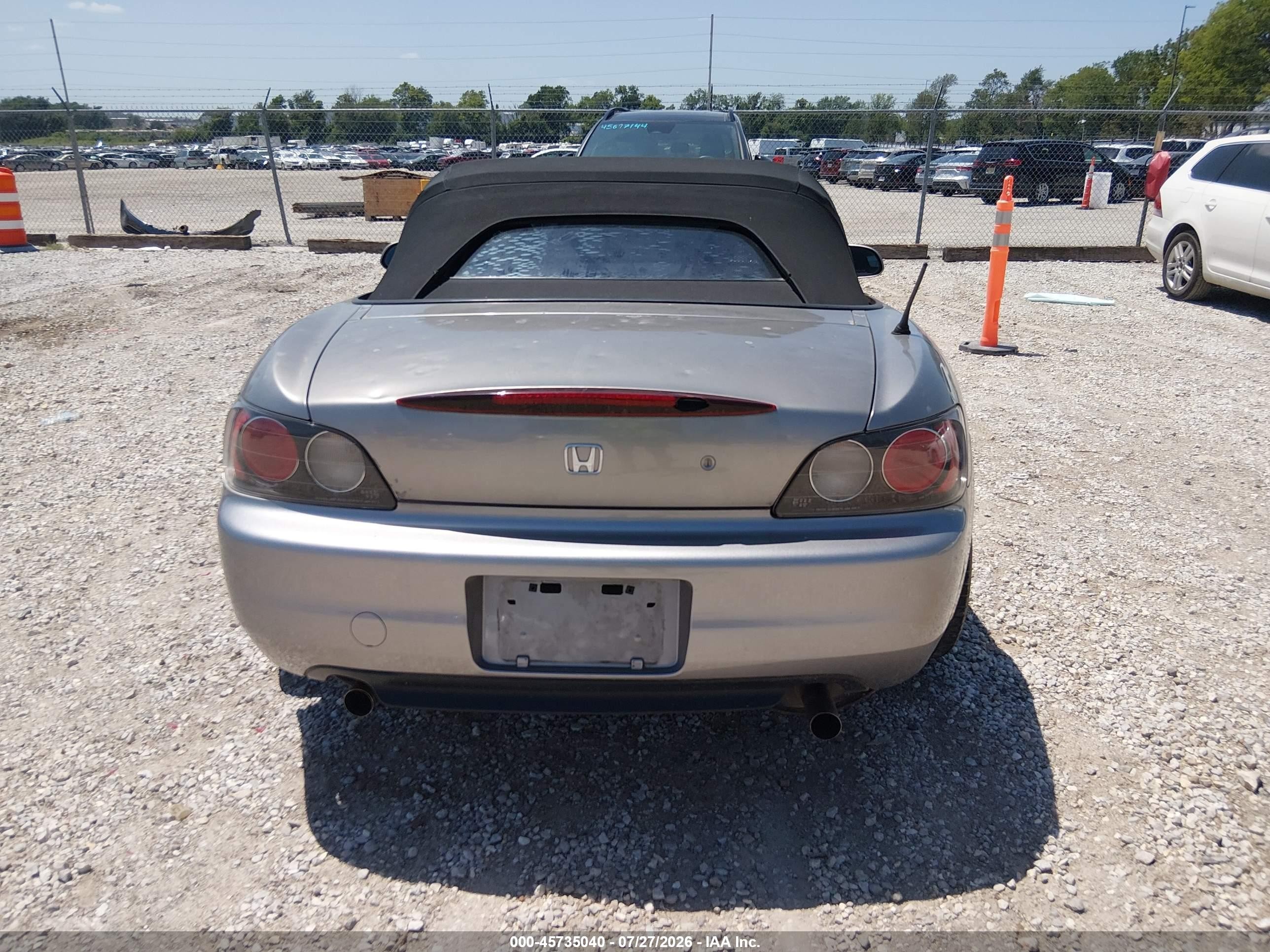 2001 Honda S2000   Silver vin: JHMAP11441T005756
