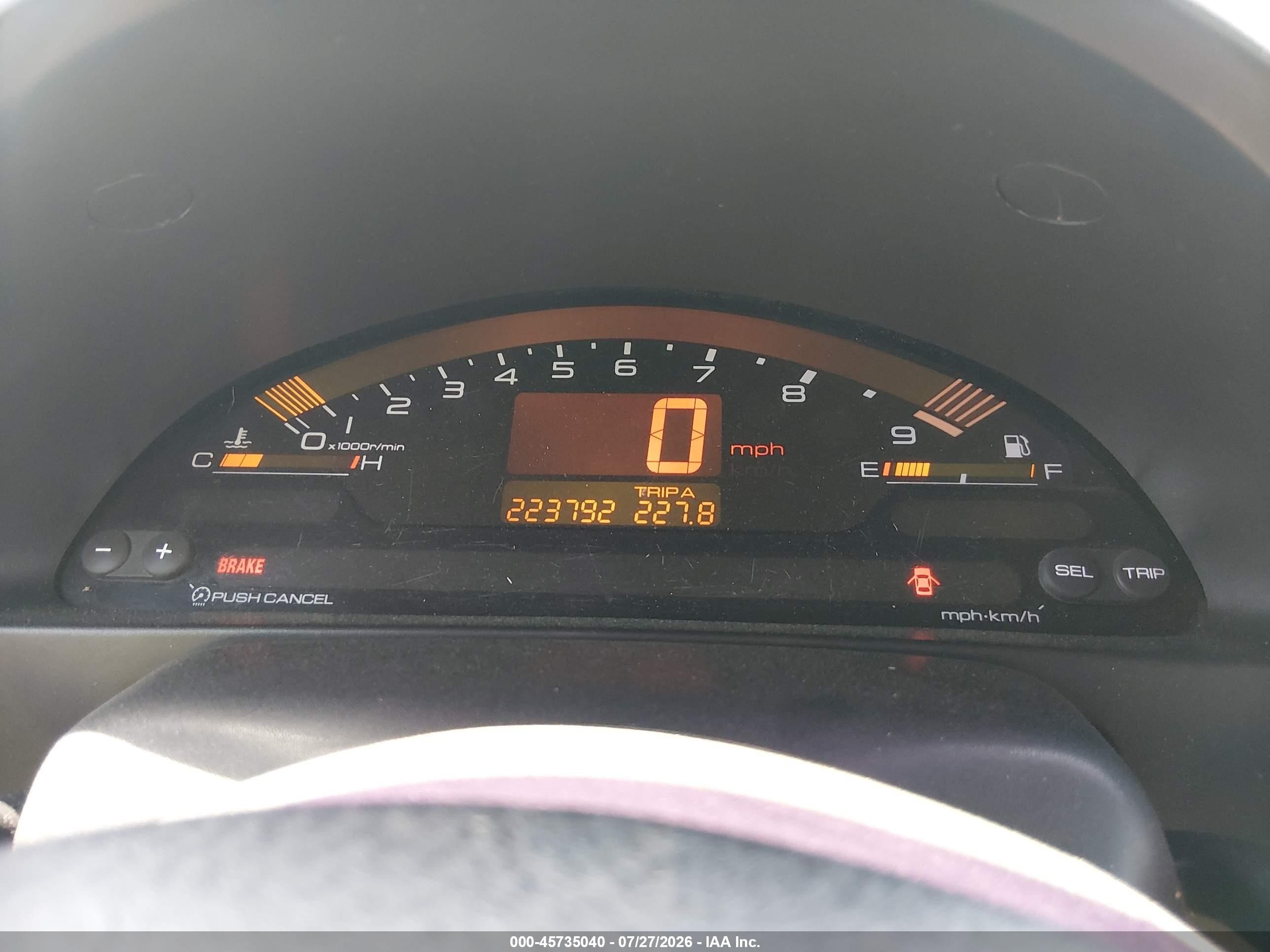 2001 Honda S2000   Silver vin: JHMAP11441T005756