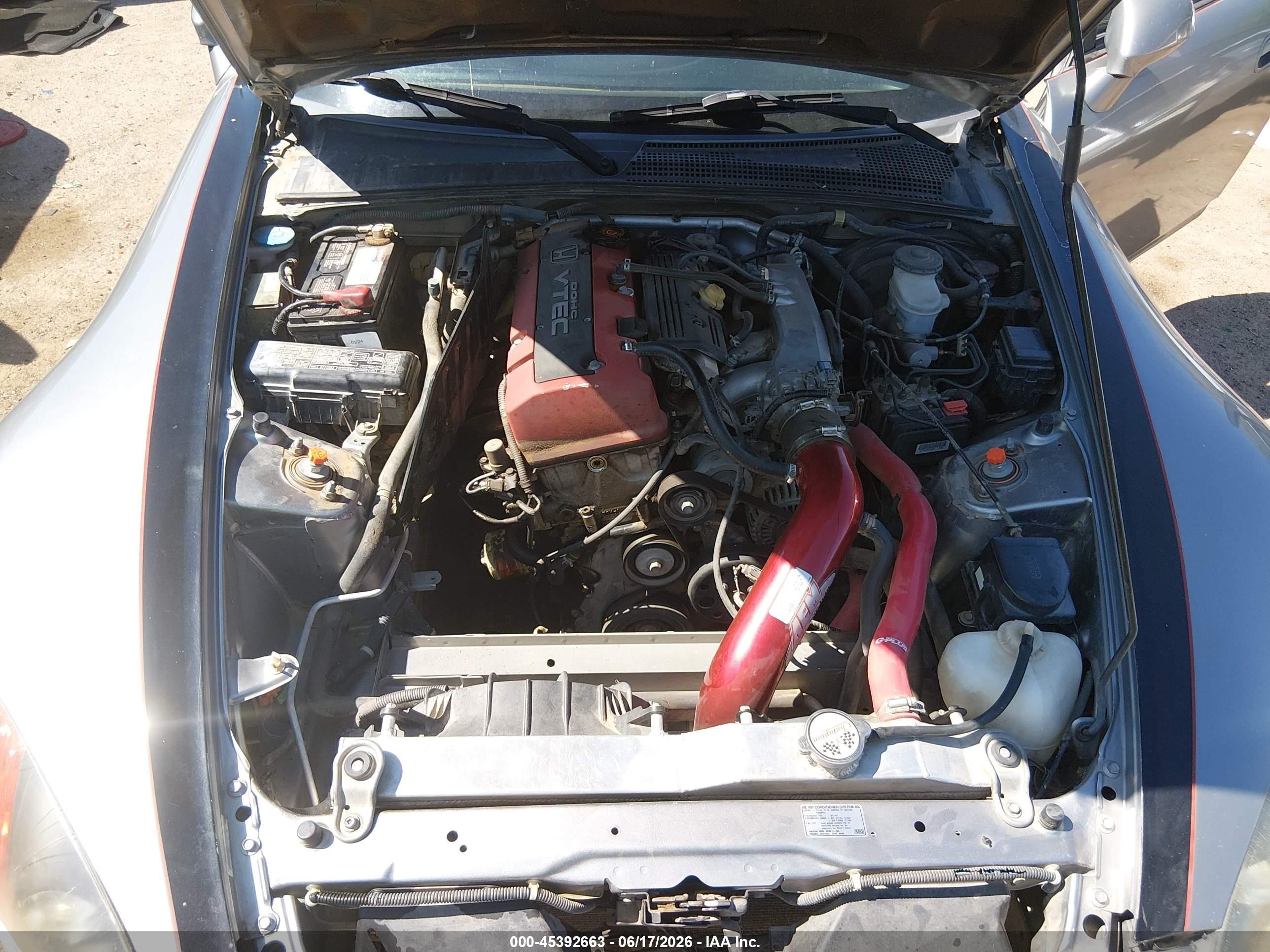 2001 Honda S2000 Gray vin: JHMAP11451T000839