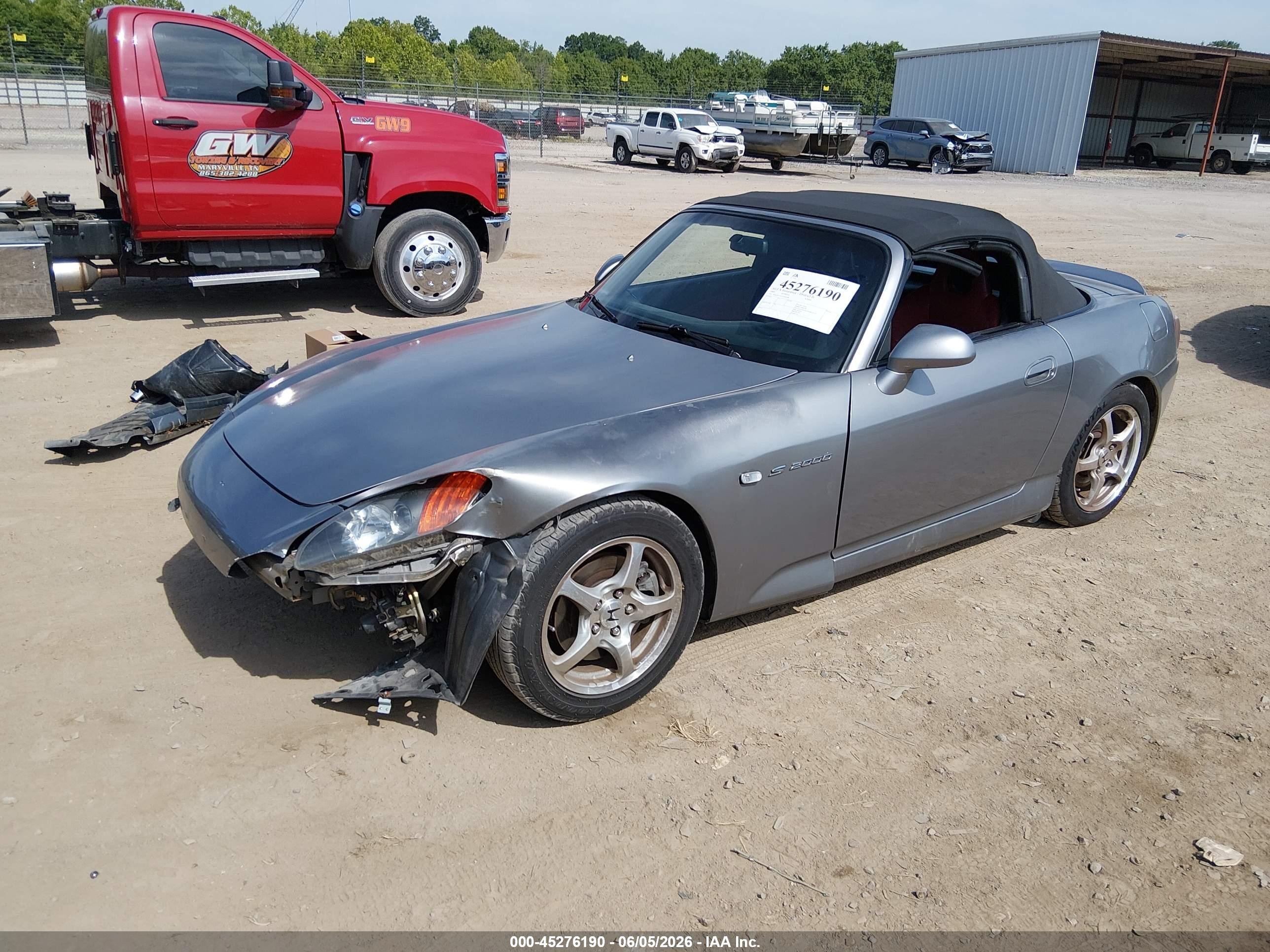 2001 Honda S2000   Silver vin: JHMAP11451T006298