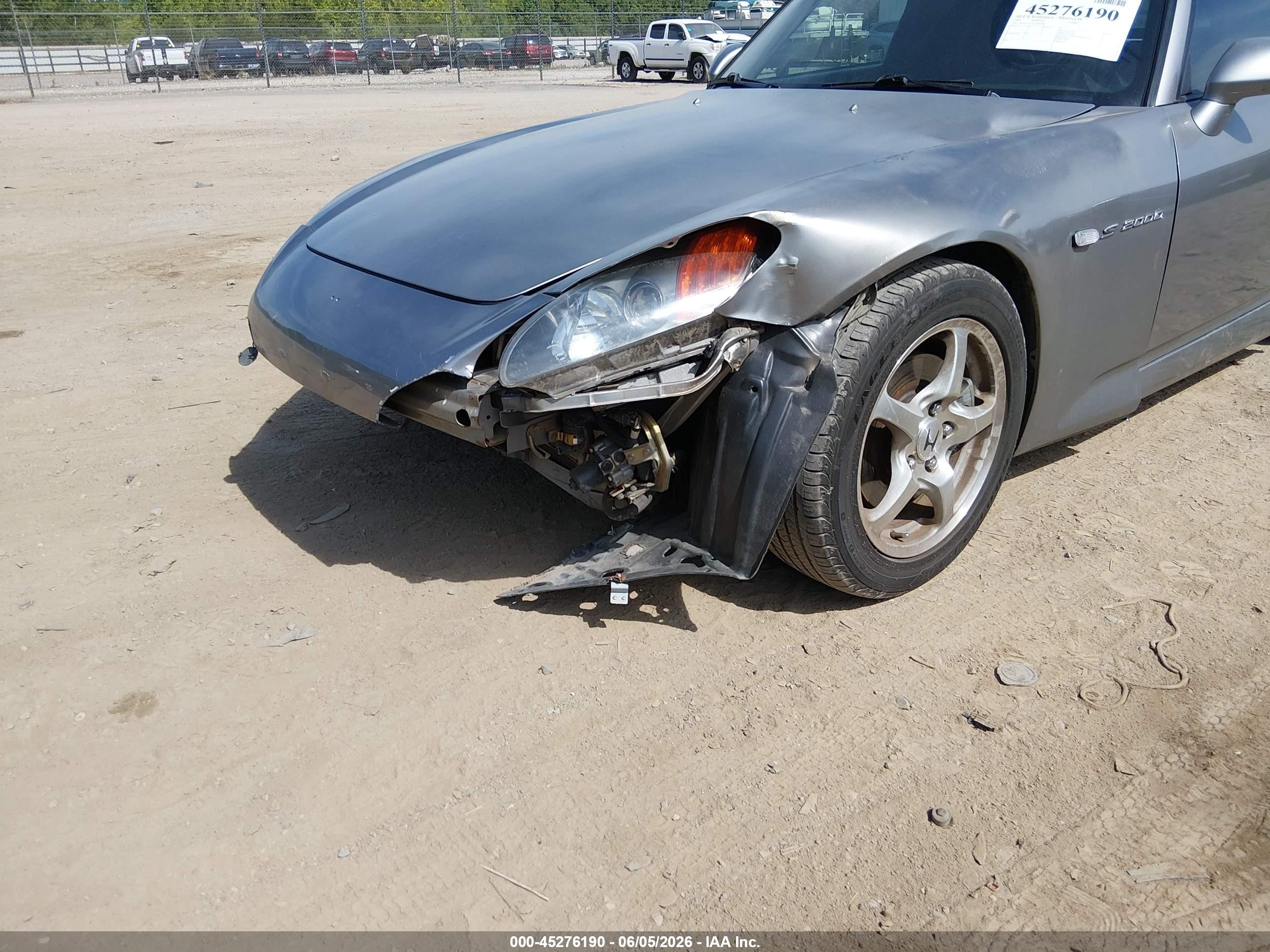 2001 Honda S2000   Silver vin: JHMAP11451T006298