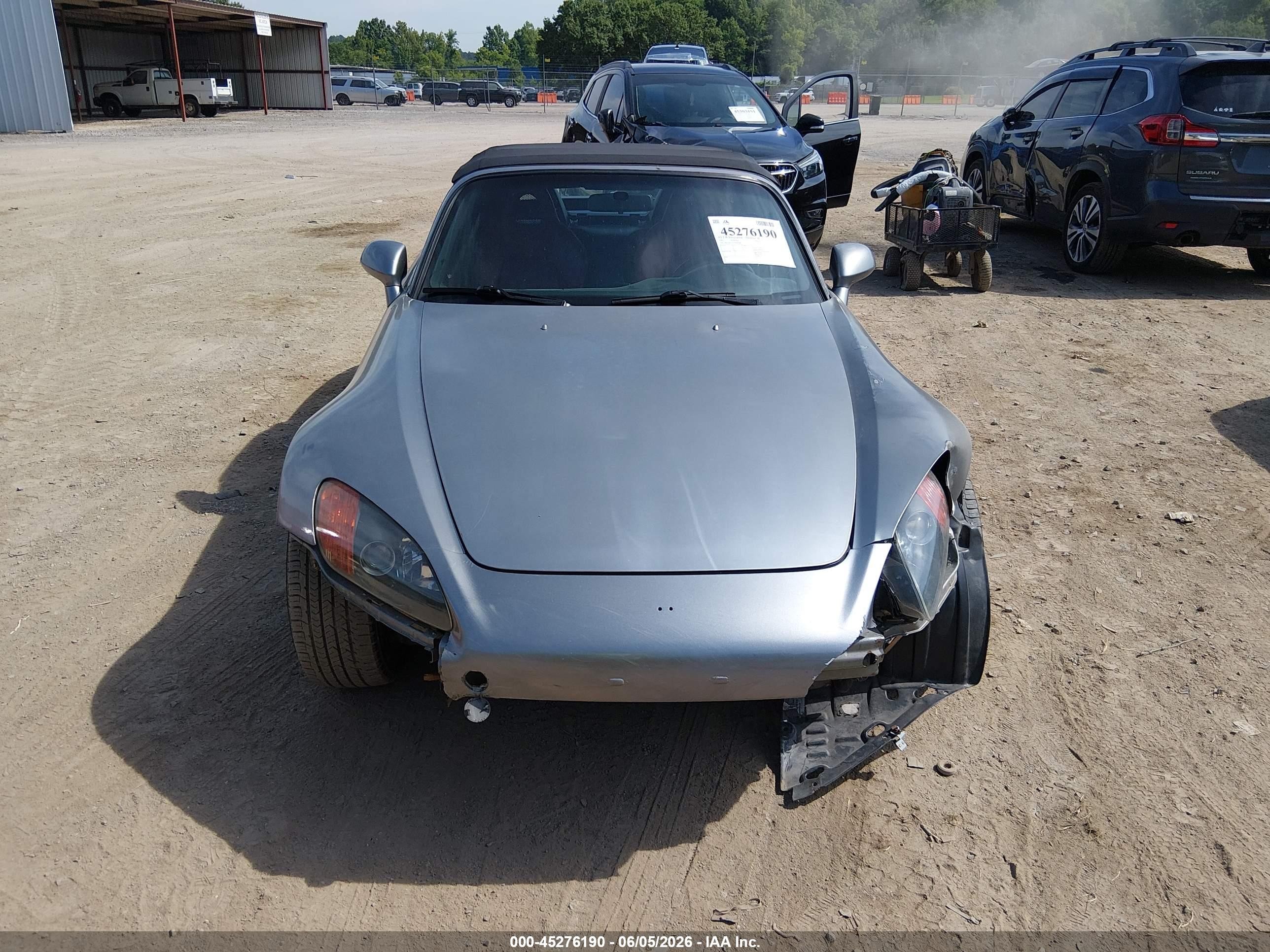 2001 Honda S2000   Silver vin: JHMAP11451T006298