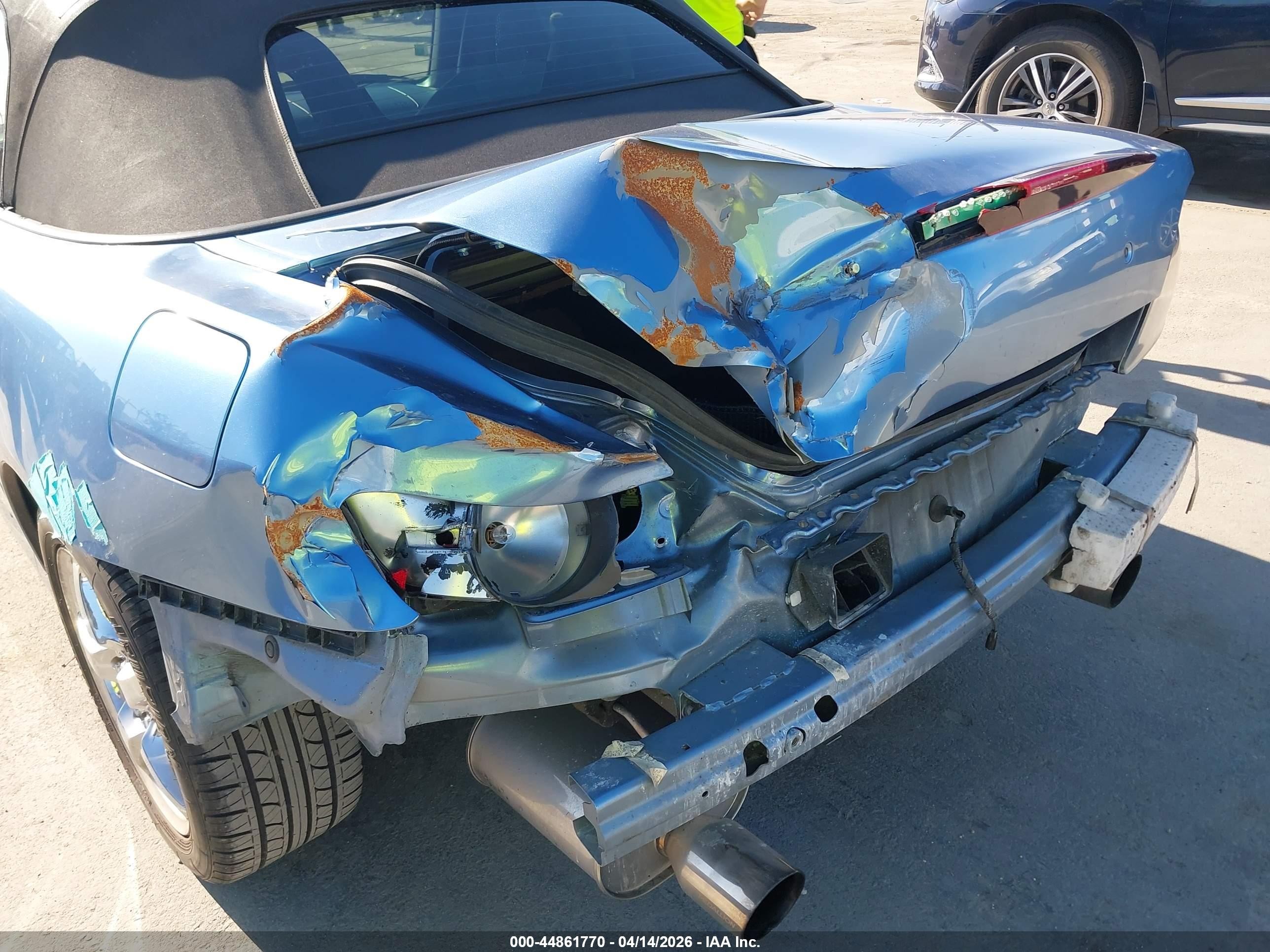 2002 Honda S2000 Light Blue vin: JHMAP11462T002987