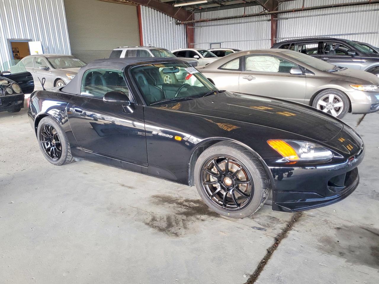 2002 Honda S2000 Black vin: JHMAP11462T006859