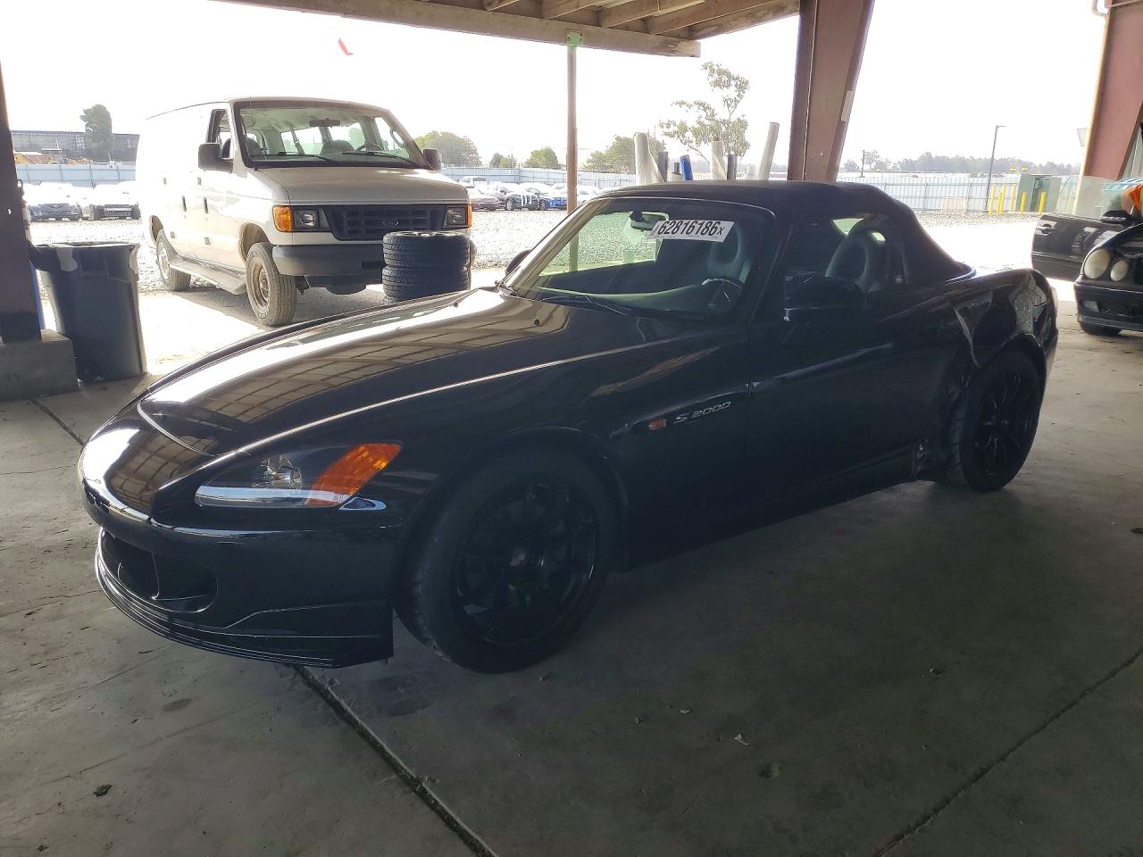 2002 Honda S2000 Black vin: JHMAP11462T006859