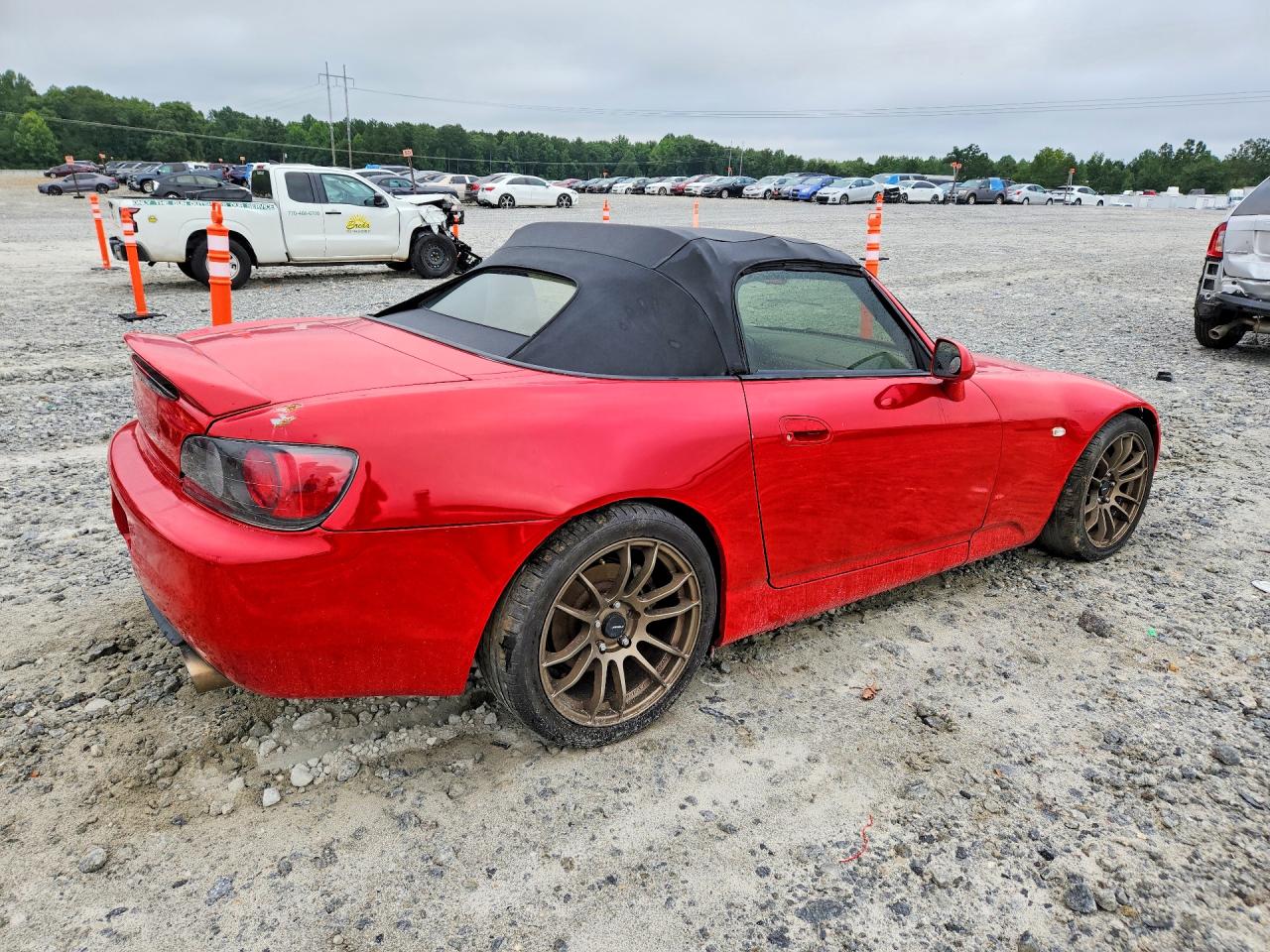 2000 Honda S2000 Red vin: JHMAP1146YT005946