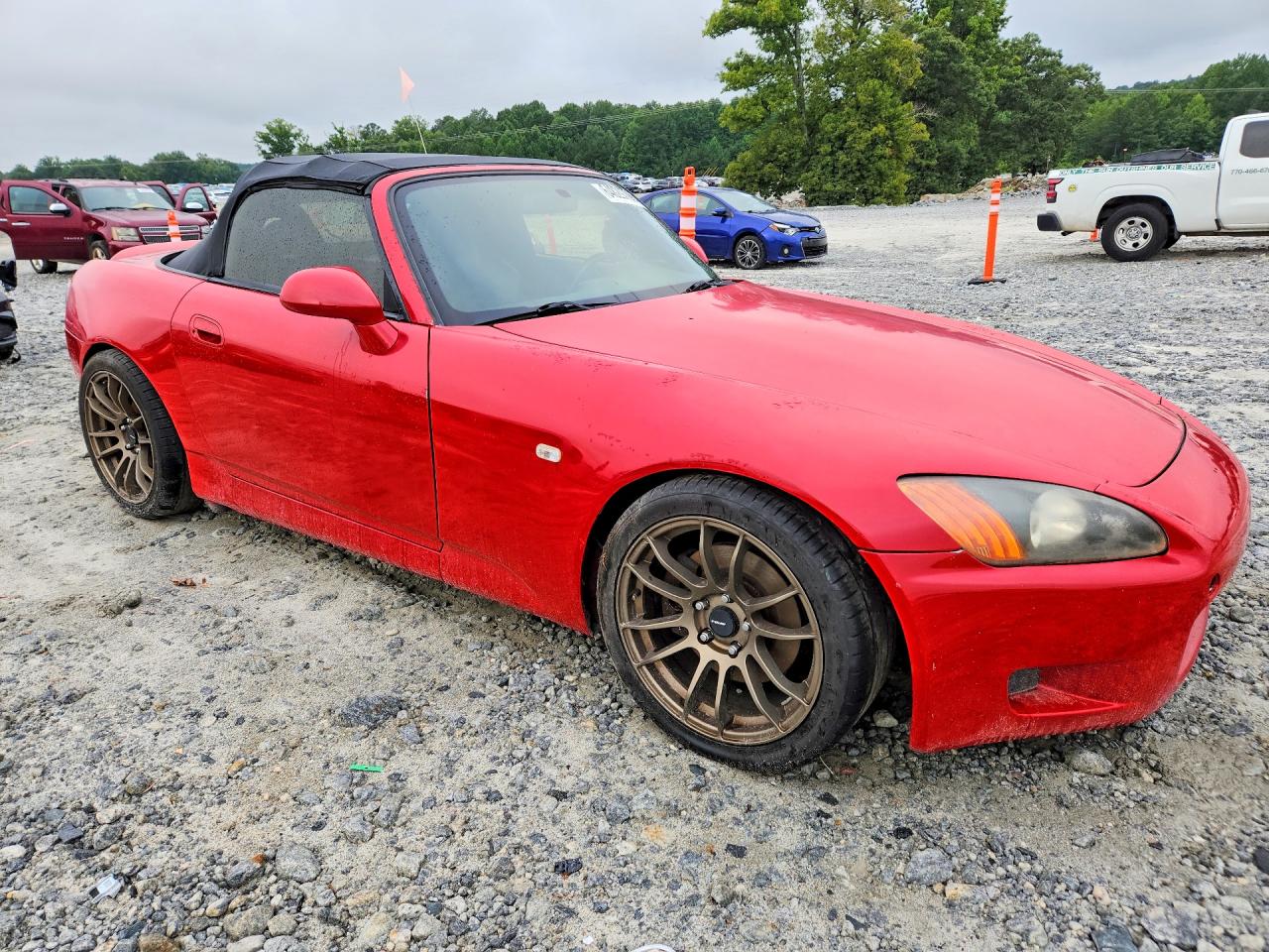 2000 Honda S2000 Red vin: JHMAP1146YT005946