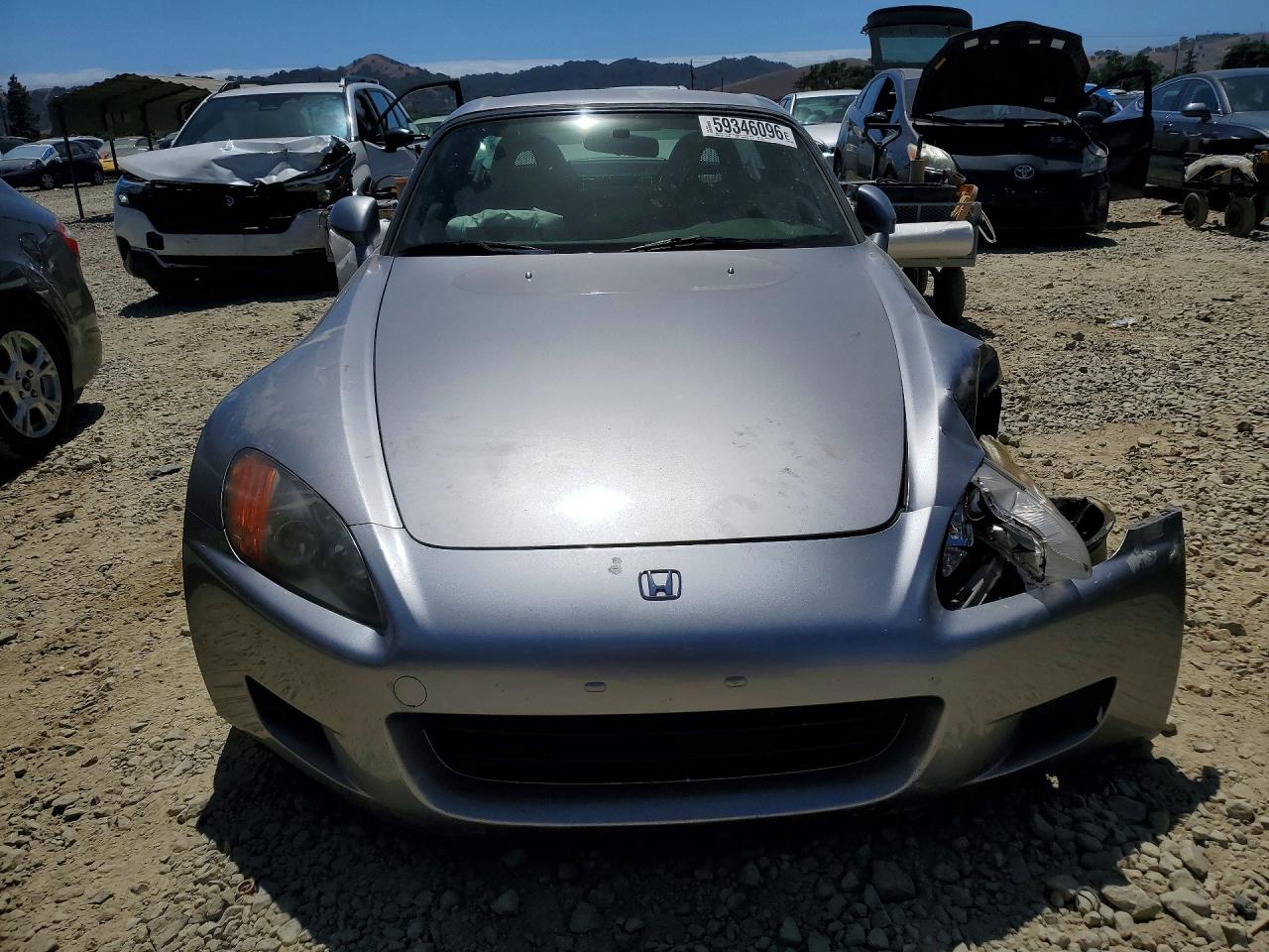 2000 Honda S2000 Silver vin: JHMAP1146YT007583