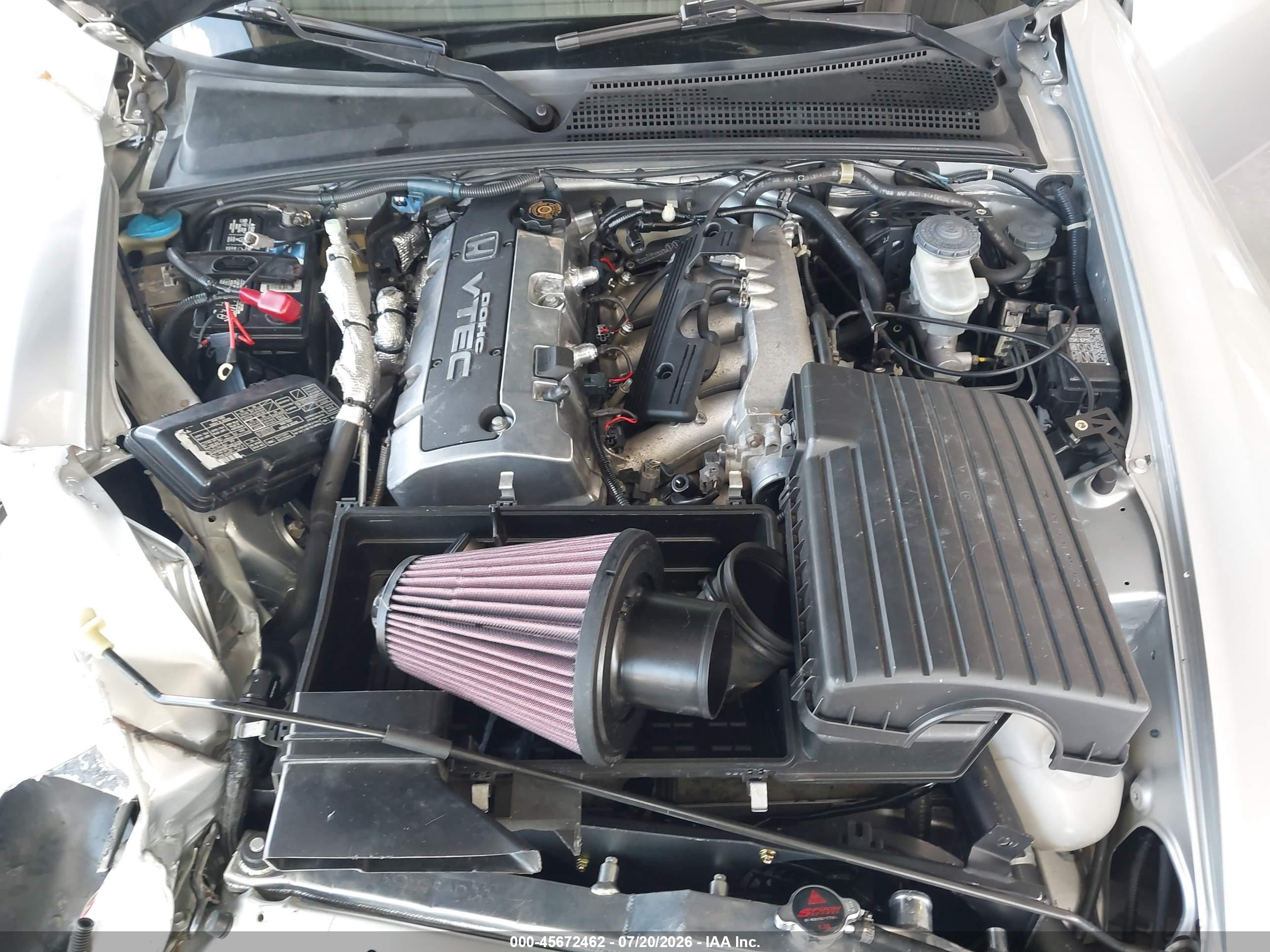 2002 Honda S2000   Серебряный vin: JHMAP11472T008197