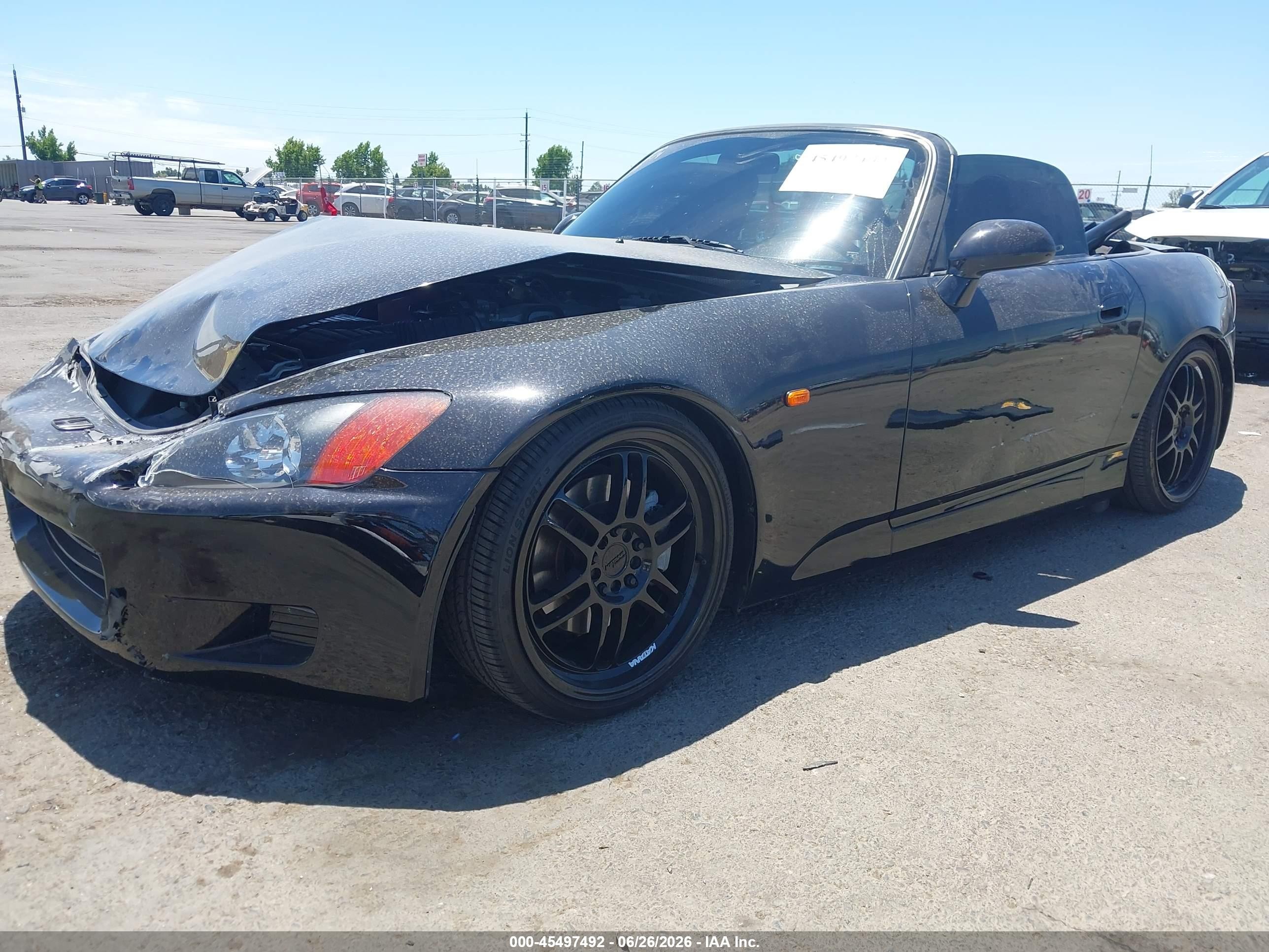 2003 Honda S2000 Light Blue vin: JHMAP11473T007052