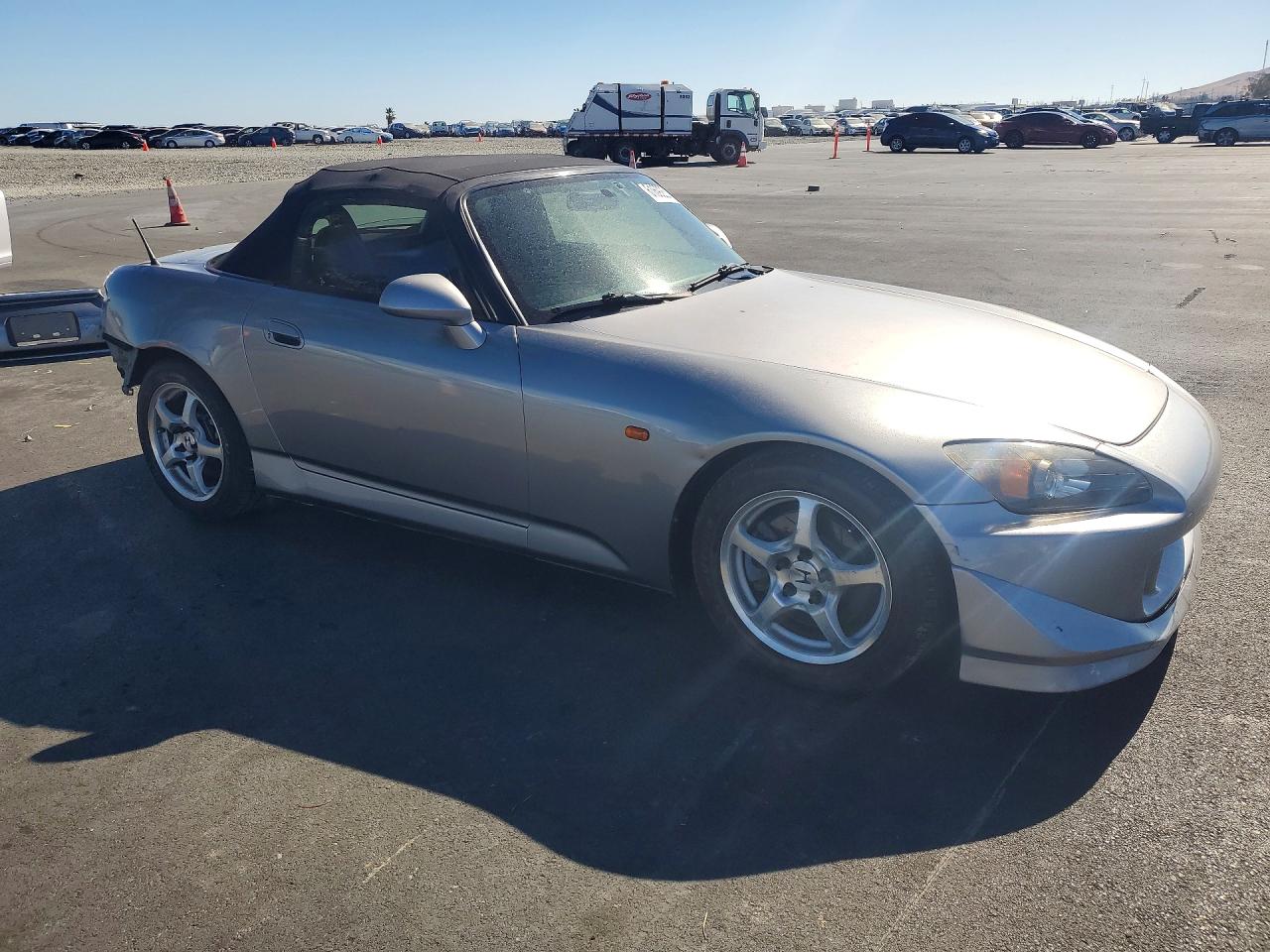 2001 Honda S2000 Silver vin: JHMAP11481T003346