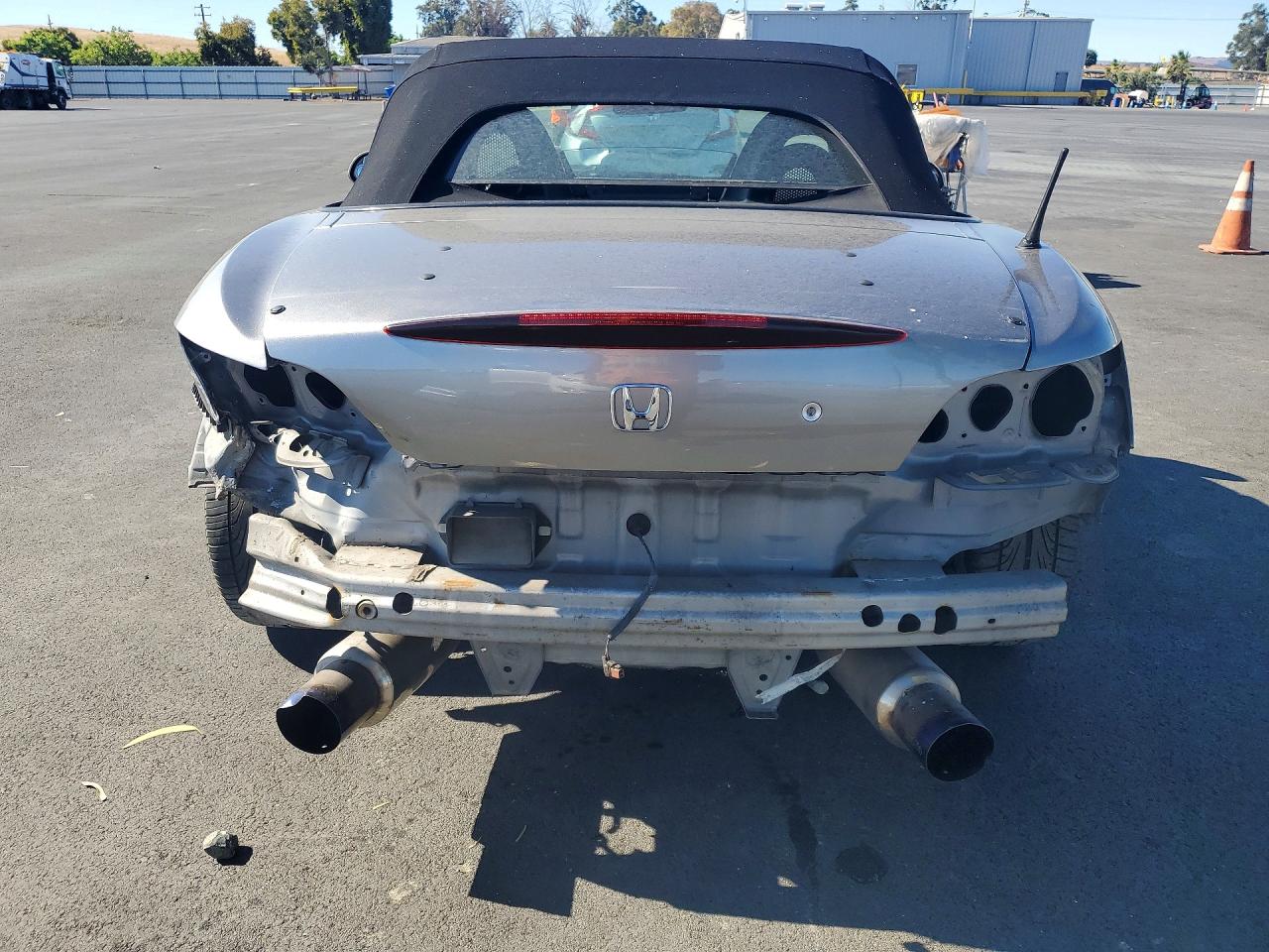 2001 Honda S2000 Silver vin: JHMAP11481T003346