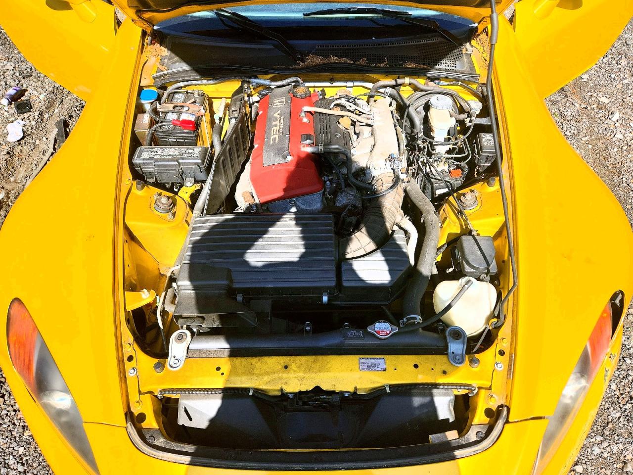 2001 Honda S2000 Желтый vin: JHMAP11491T009379