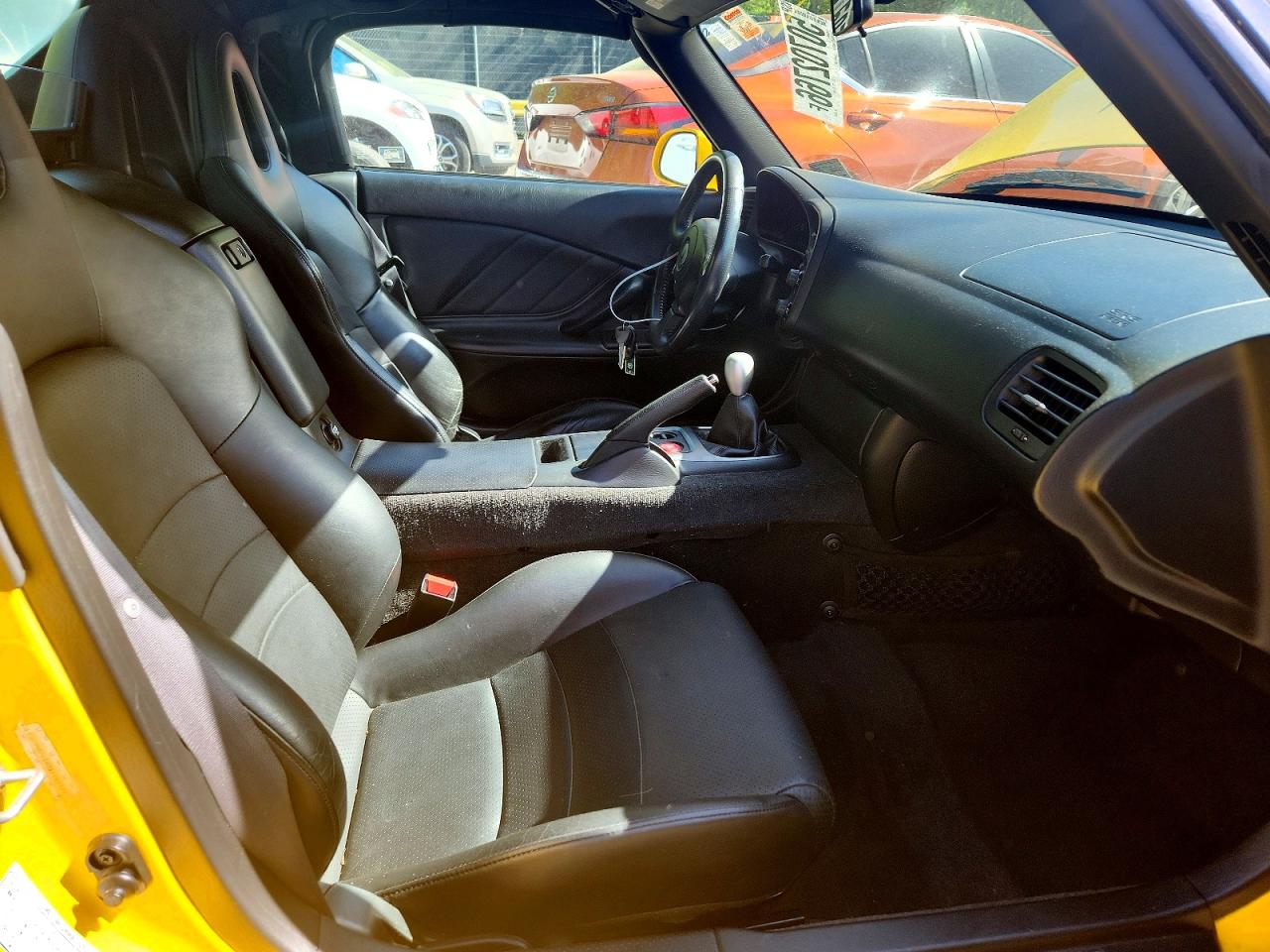 2001 Honda S2000 Желтый vin: JHMAP11491T009379