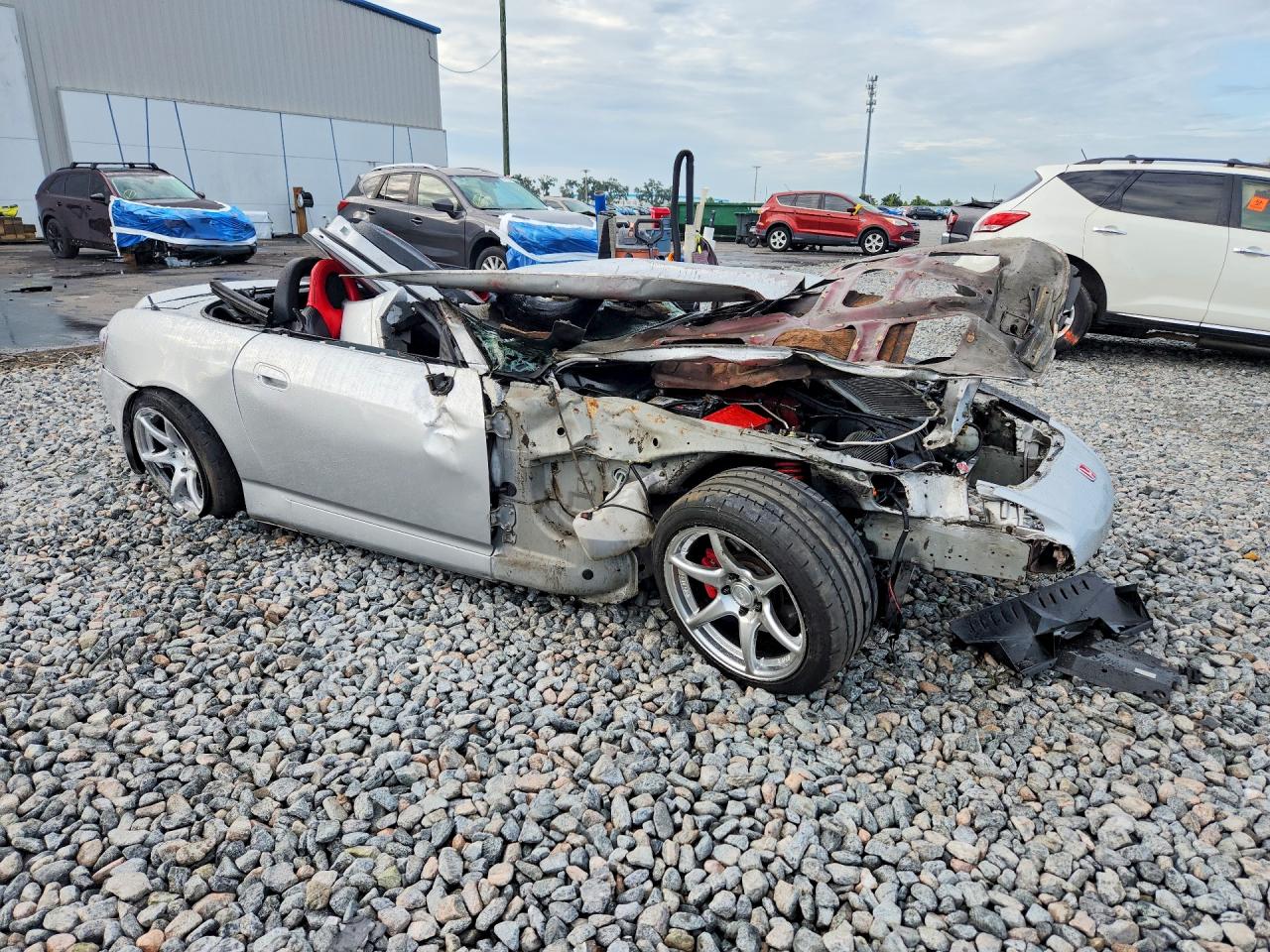 2002 Honda S2000 Silver vin: JHMAP11492T001932
