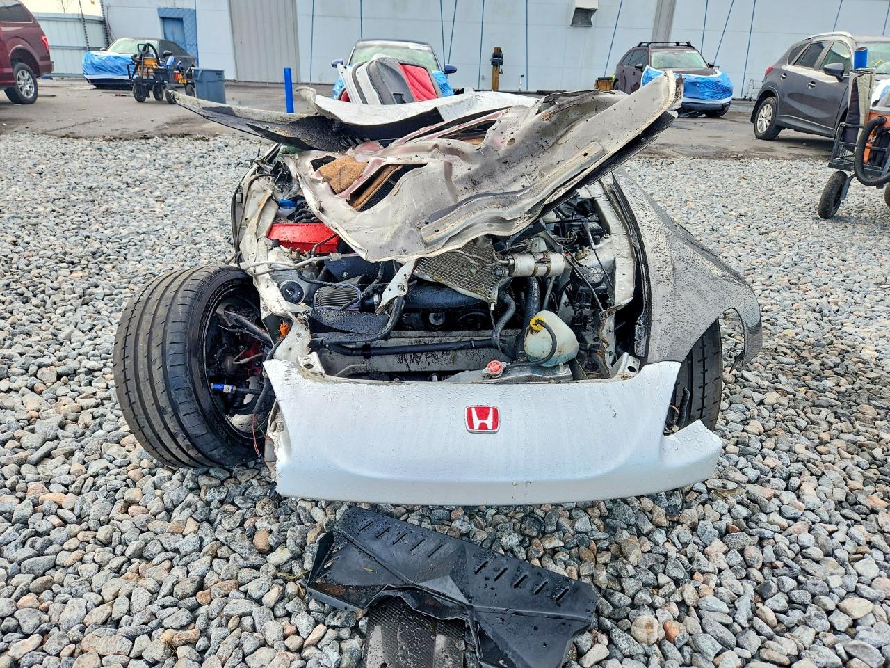 2002 Honda S2000 Silver vin: JHMAP11492T001932