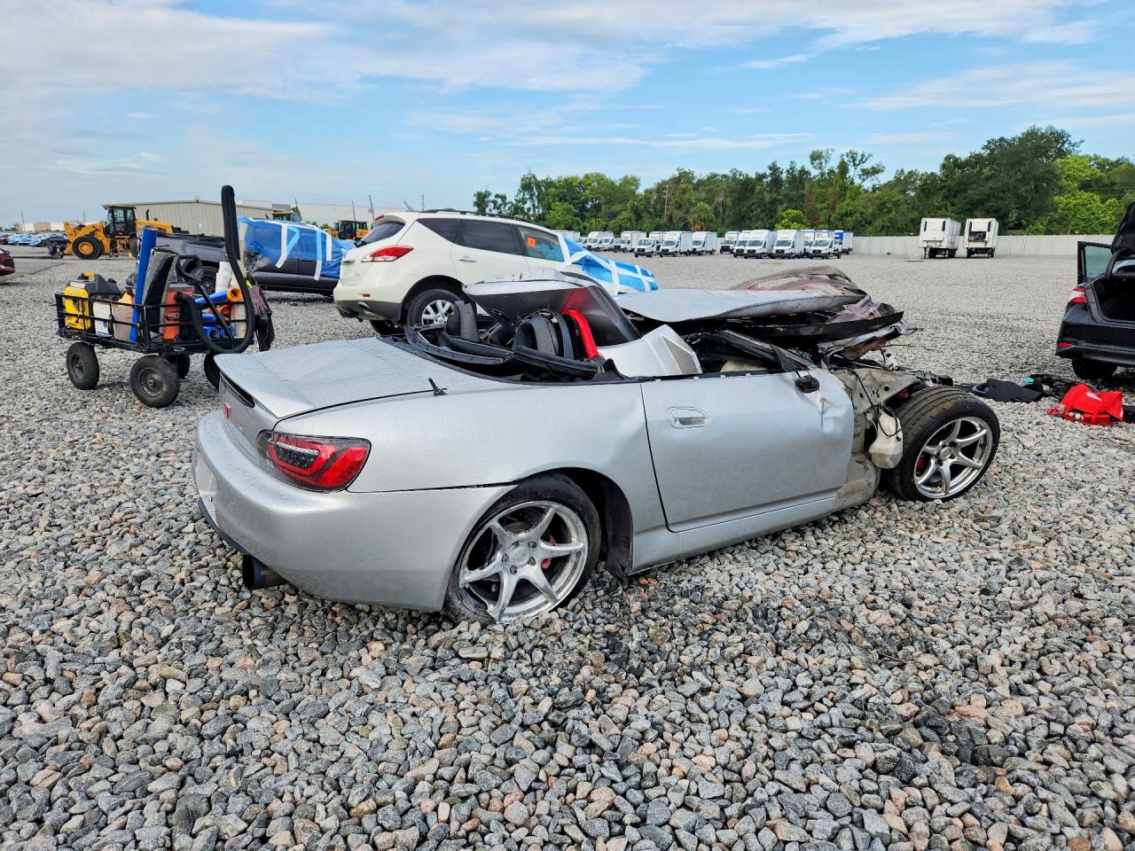 2002 Honda S2000 Silver vin: JHMAP11492T001932