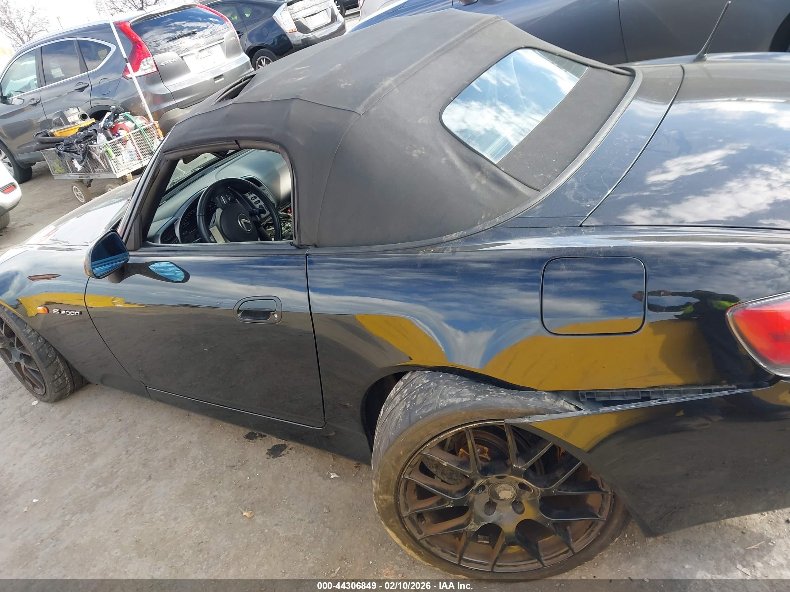2003 Honda S2000   Black vin: JHMAP11493T002516