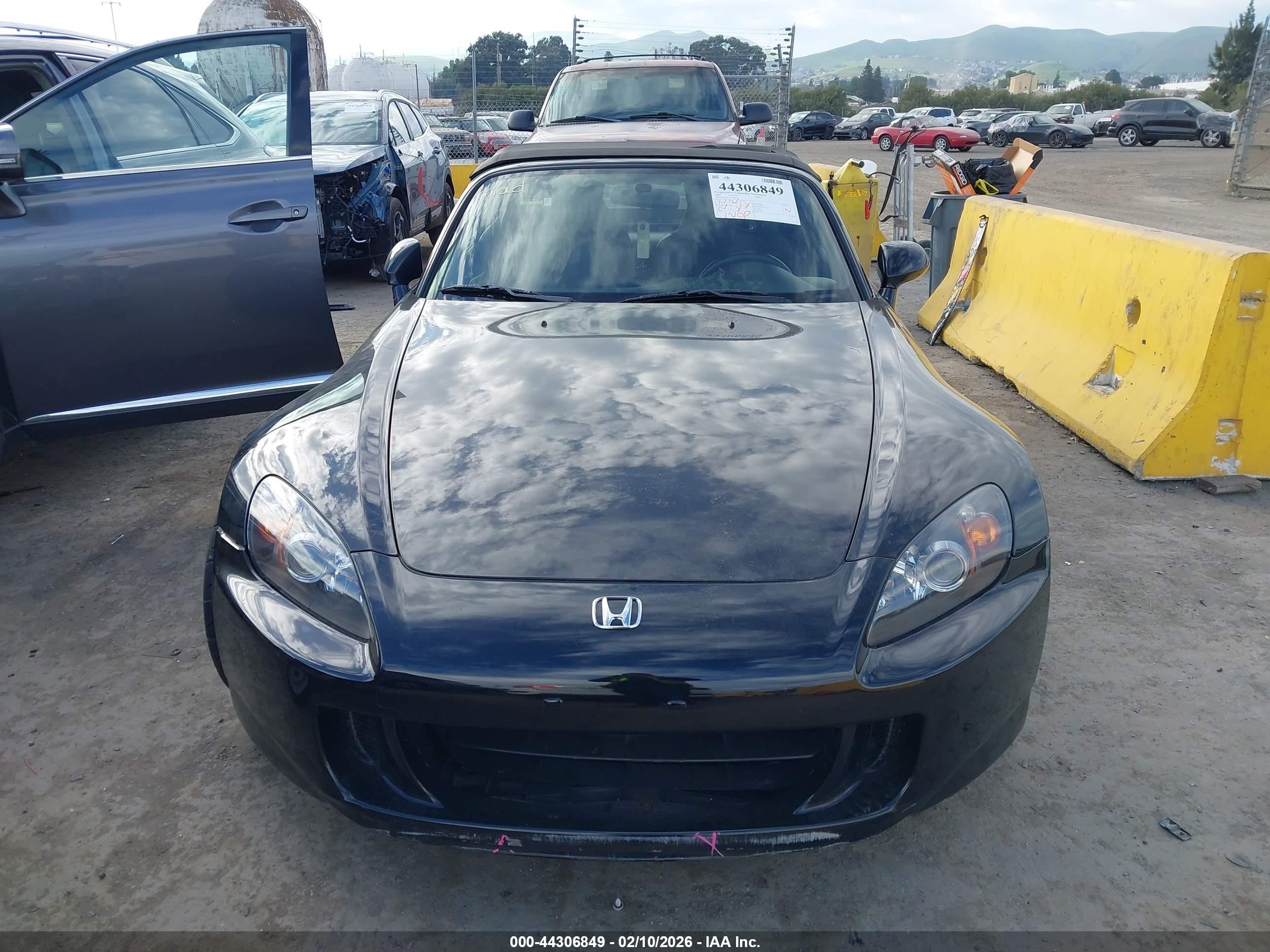 2003 Honda S2000   Black vin: JHMAP11493T002516