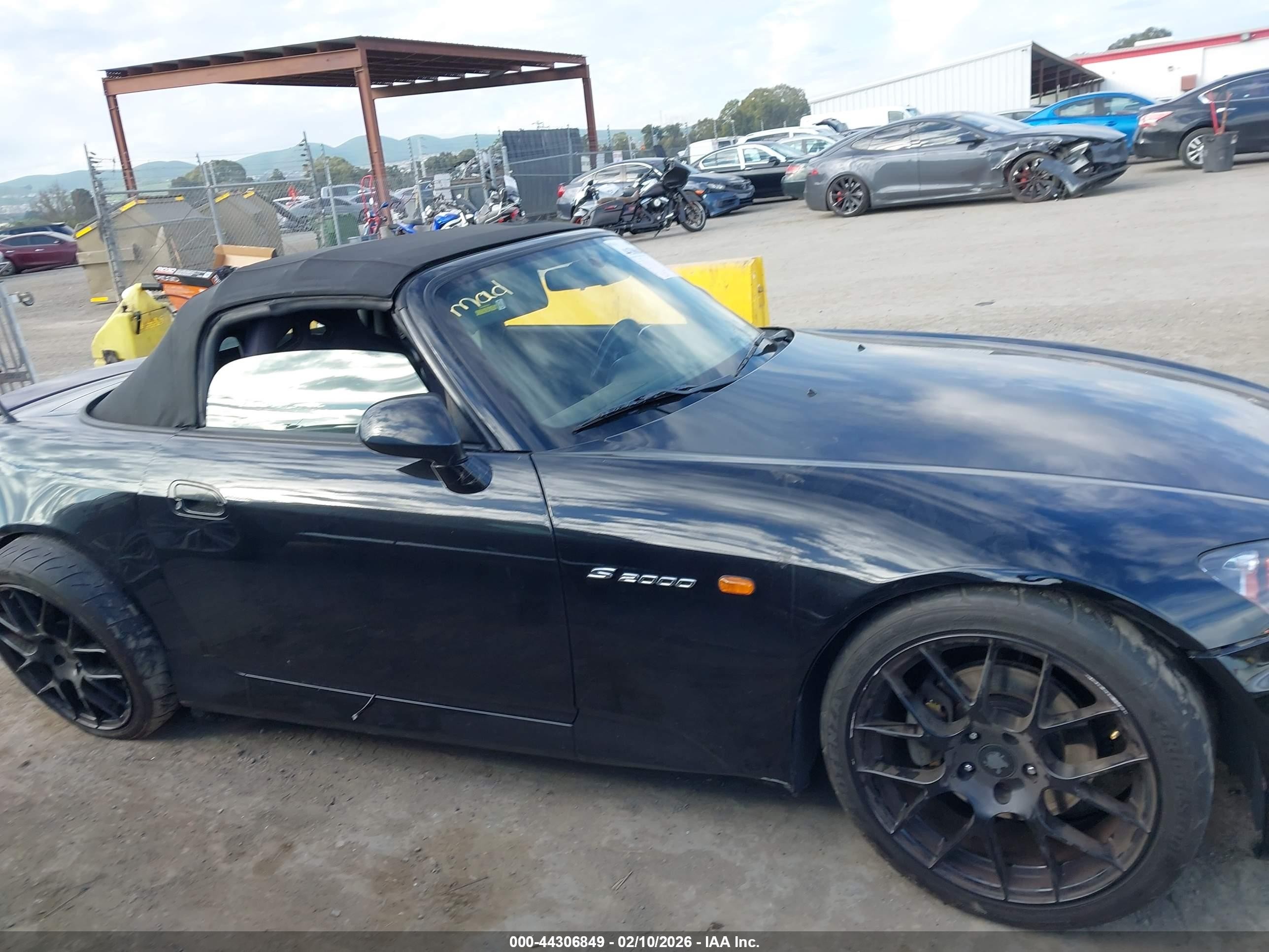 2003 Honda S2000   Black vin: JHMAP11493T002516
