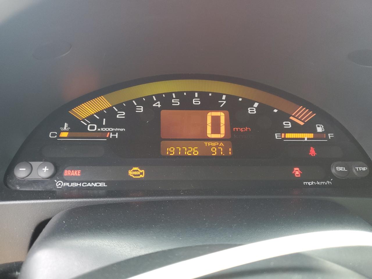 2000 Honda S2000 Red vin: JHMAP1149YT004421