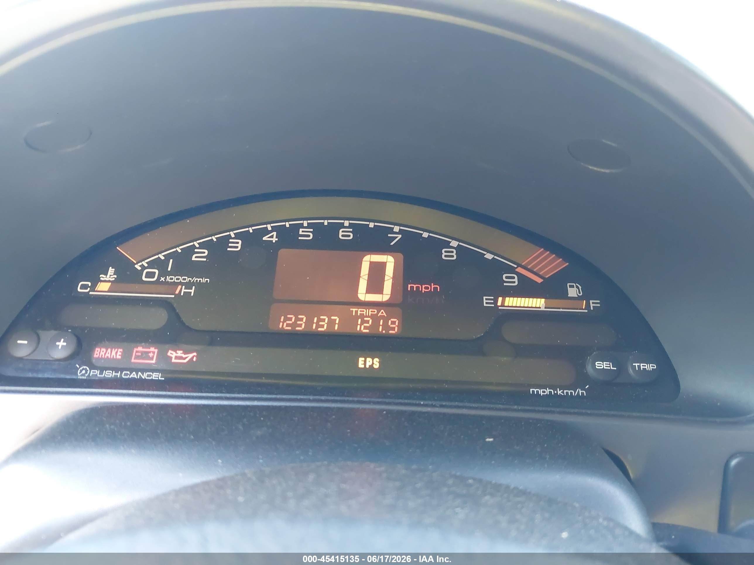 2003 Honda S2000 Blue vin: JHMAP114X3T002413