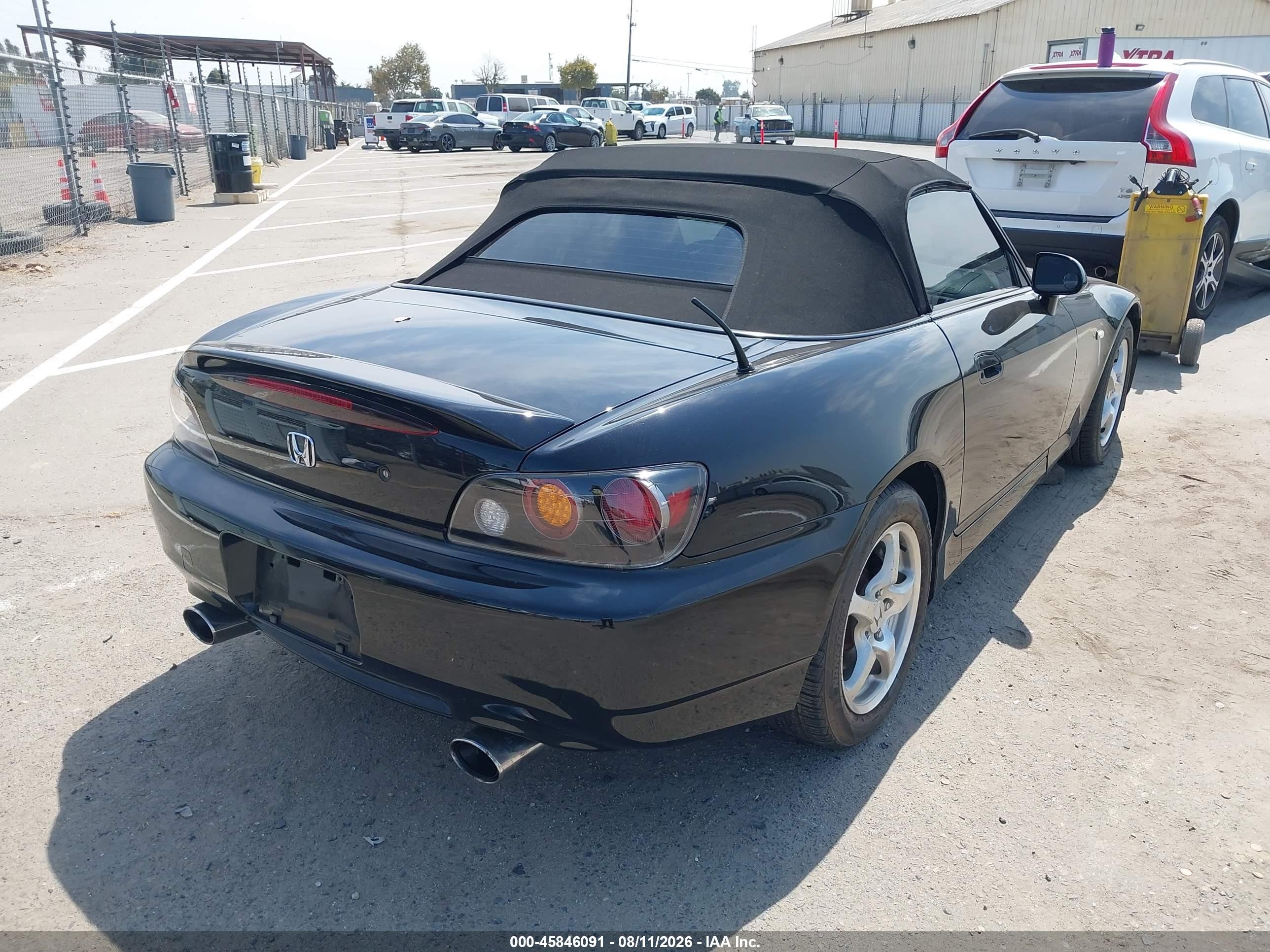 2003 Honda S2000   Black vin: JHMAP114X3T006199