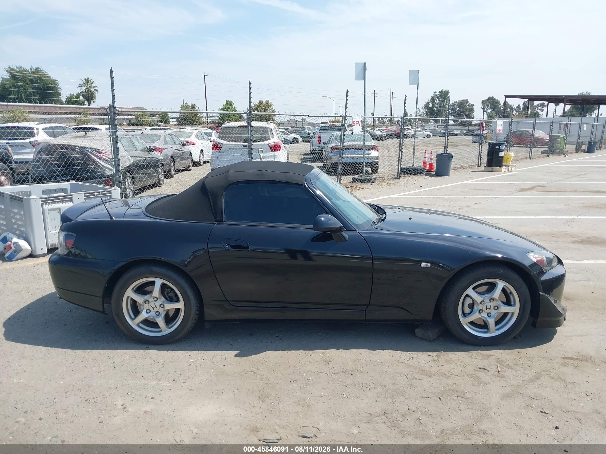 2003 Honda S2000   Black vin: JHMAP114X3T006199