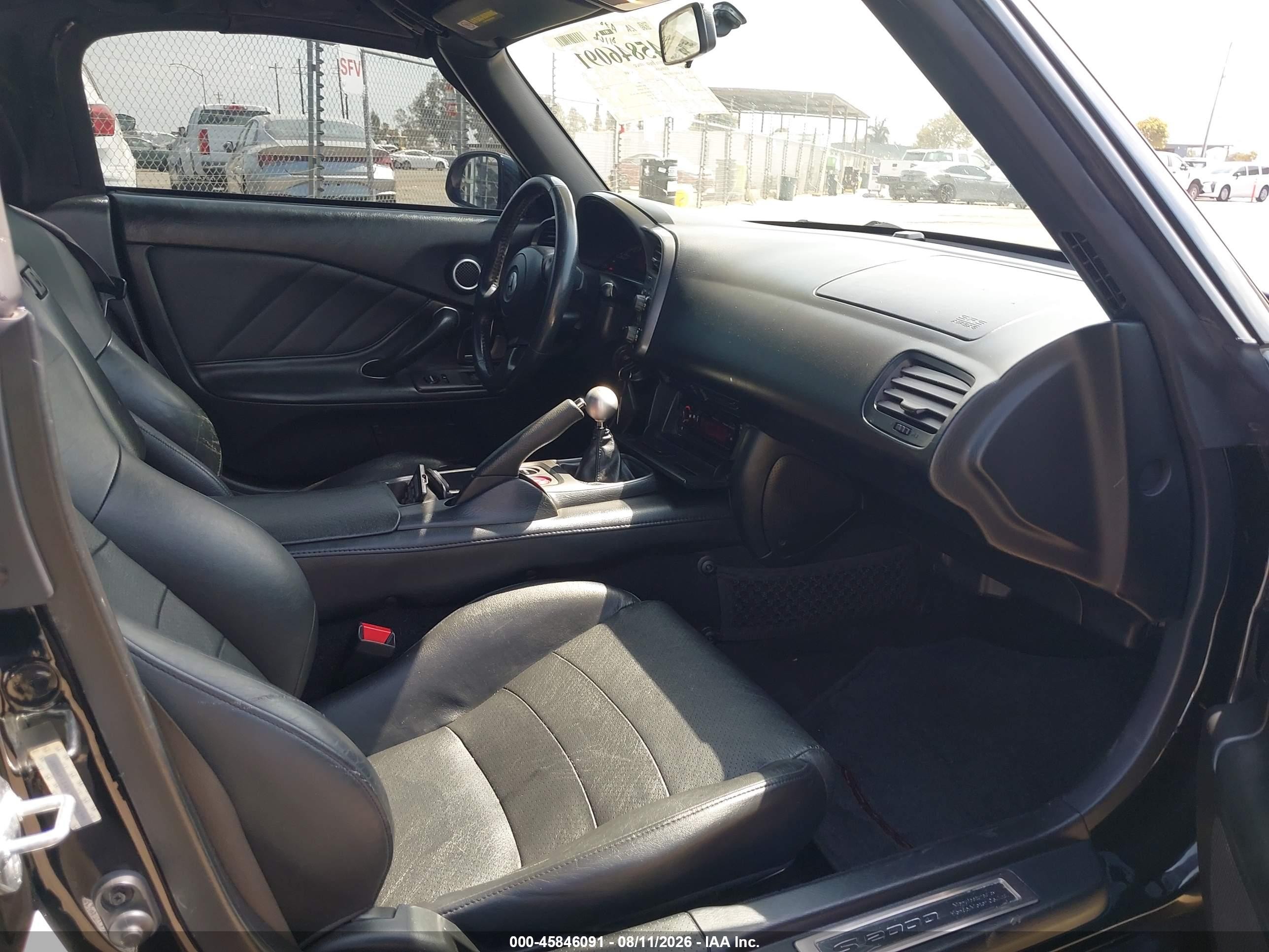 2003 Honda S2000   Black vin: JHMAP114X3T006199
