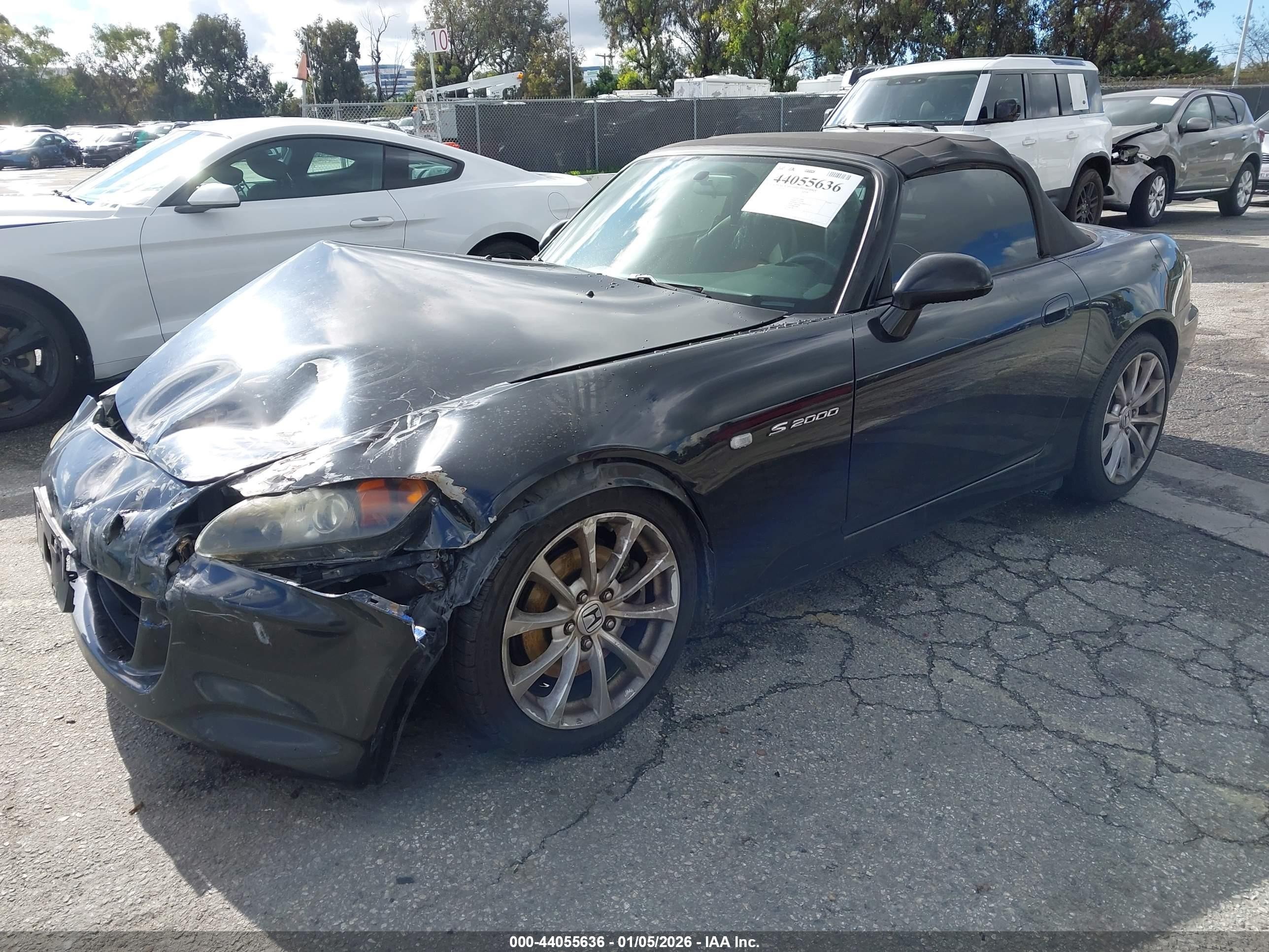 2007 Honda S2000   Black vin: JHMAP21407S002163