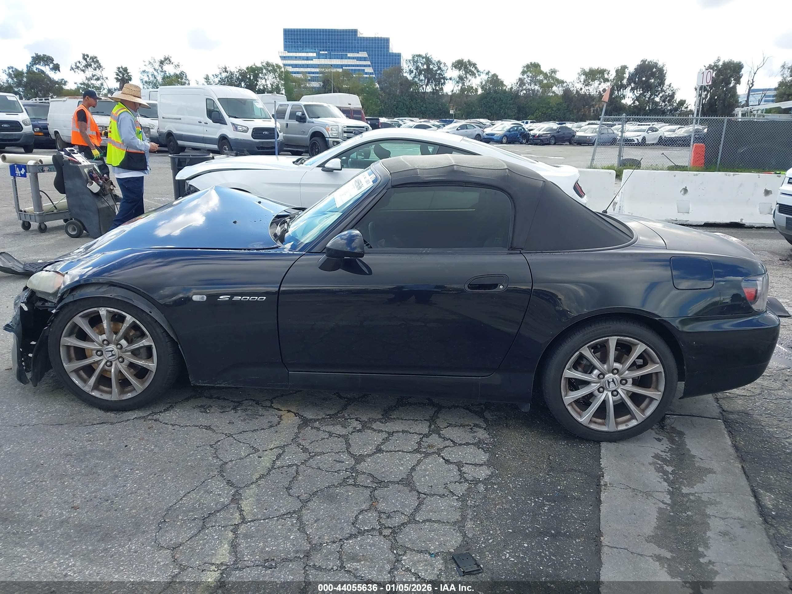 2007 Honda S2000   Black vin: JHMAP21407S002163