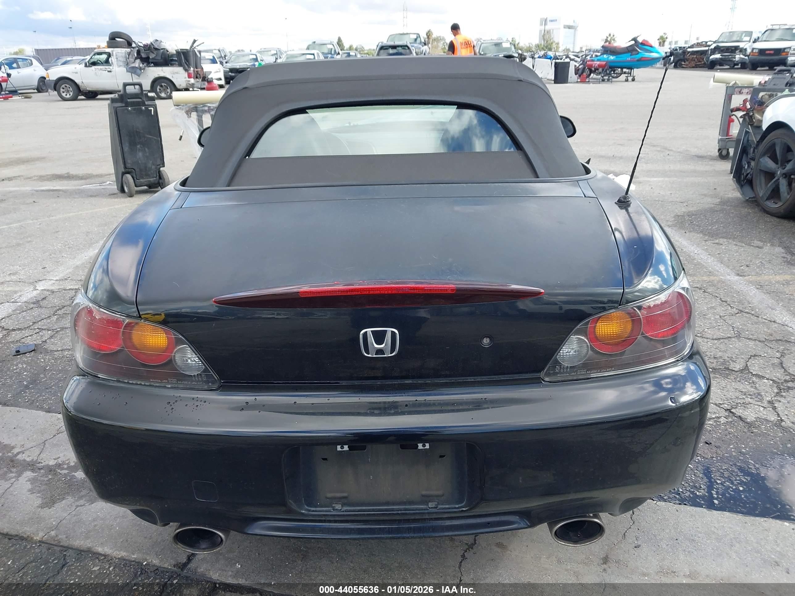 2007 Honda S2000   Black vin: JHMAP21407S002163
