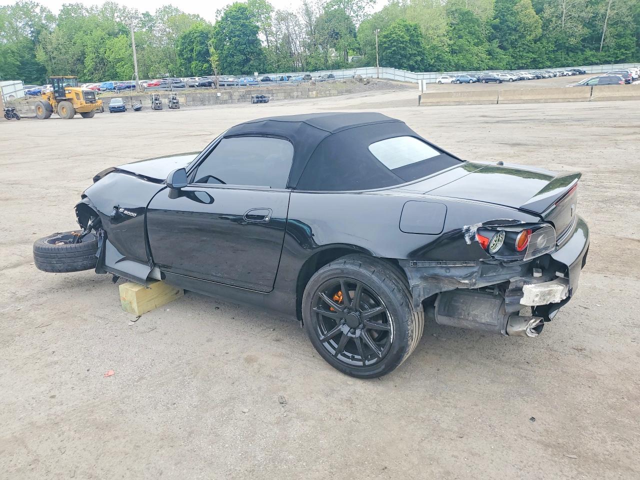 2004 Honda S2000 Black vin: JHMAP21424S000992