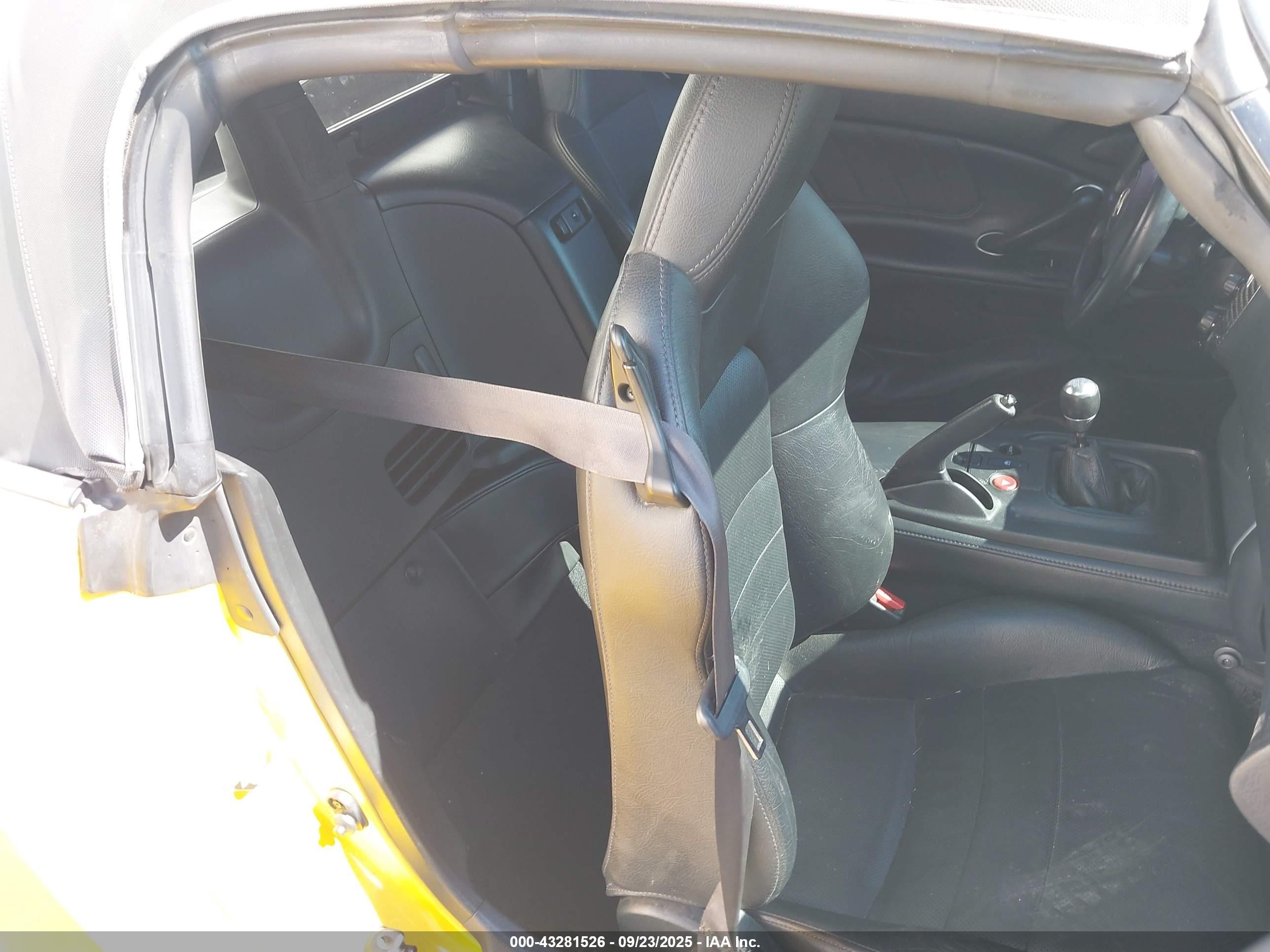2007 Honda S2000   Yellow vin: JHMAP21427S002326