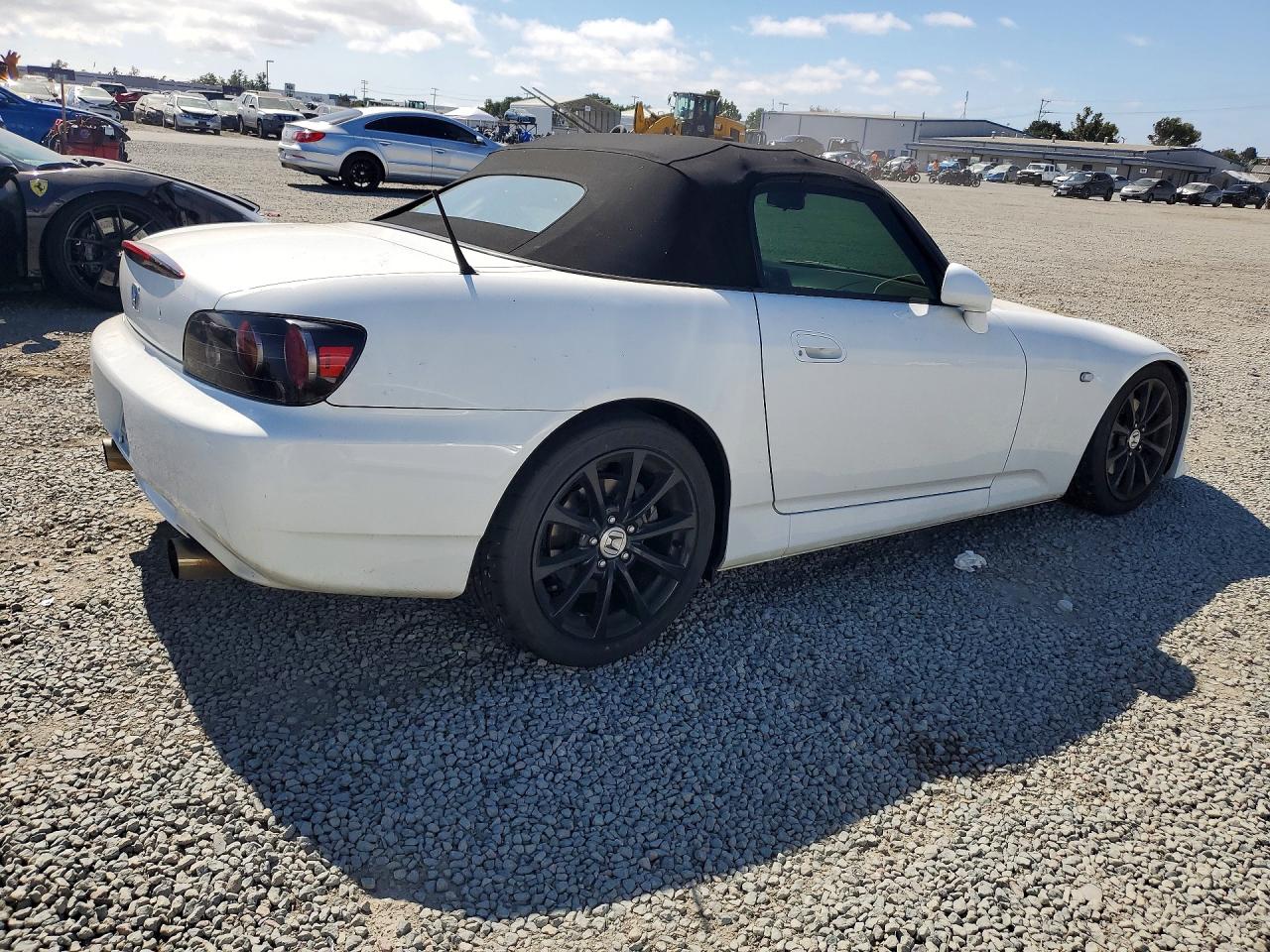 2007 Honda S2000 White vin: JHMAP21427S004819