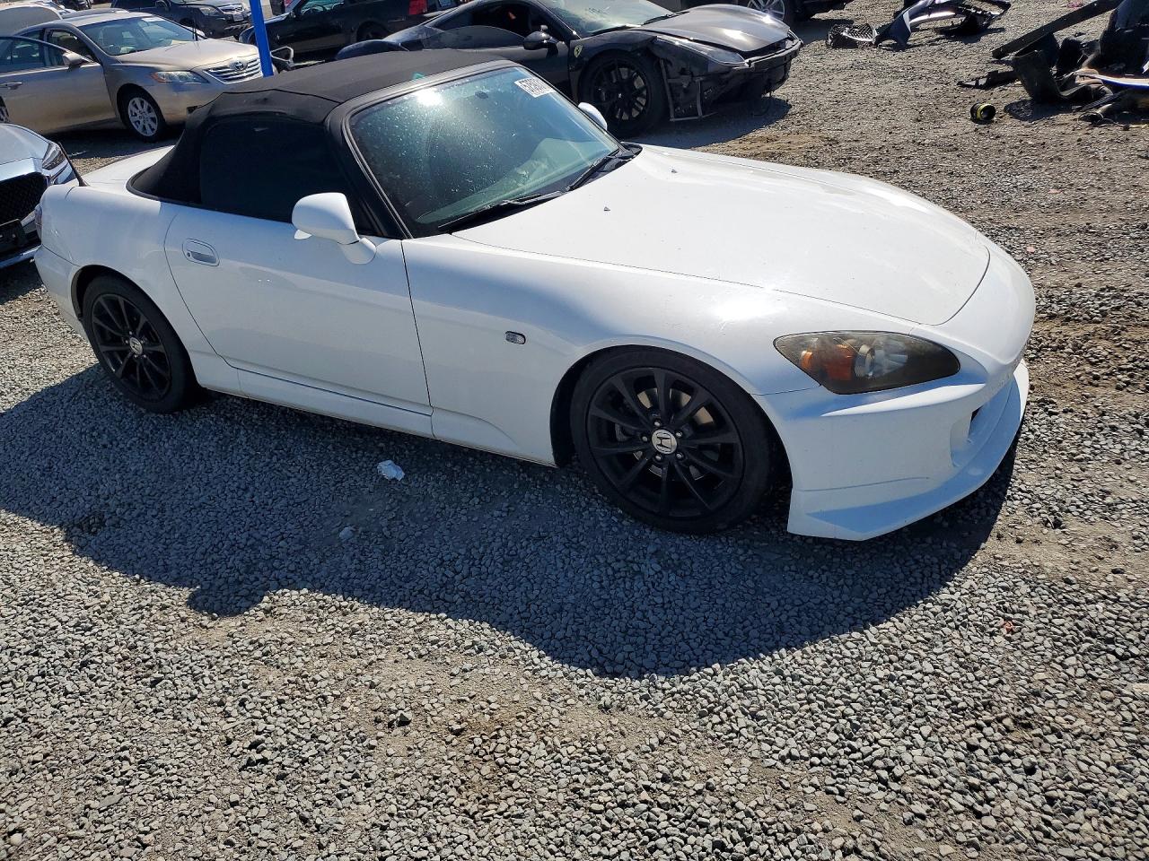 2007 Honda S2000 White vin: JHMAP21427S004819