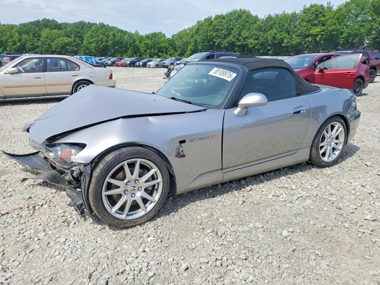 2005 Honda S2000 Gray vin: JHMAP21435S005264