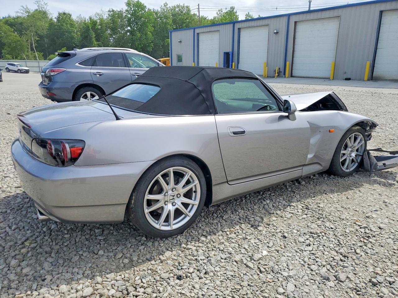 2005 Honda S2000 Gray vin: JHMAP21435S005264