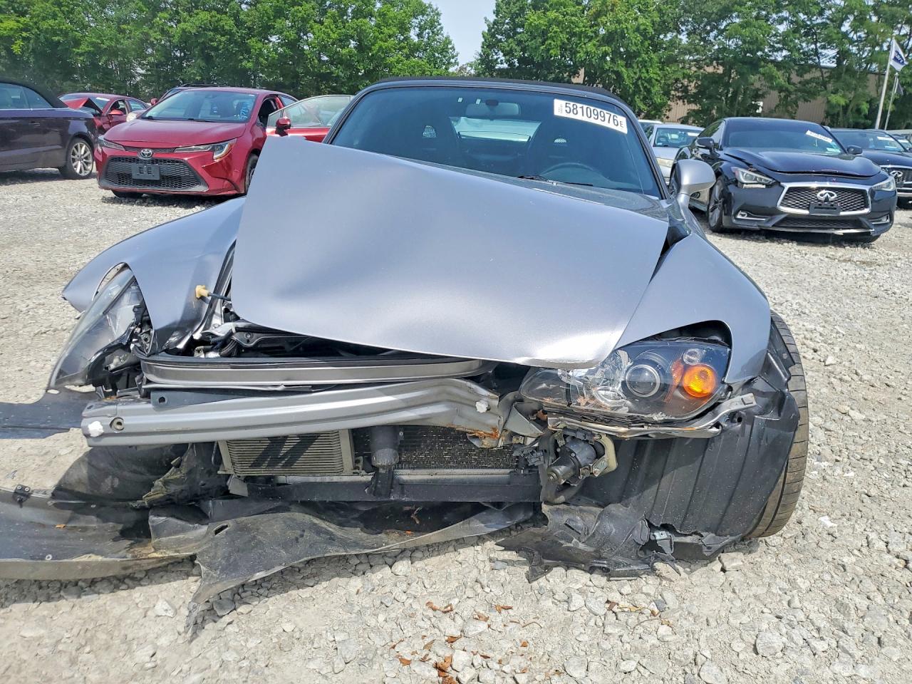 2005 Honda S2000 Gray vin: JHMAP21435S005264